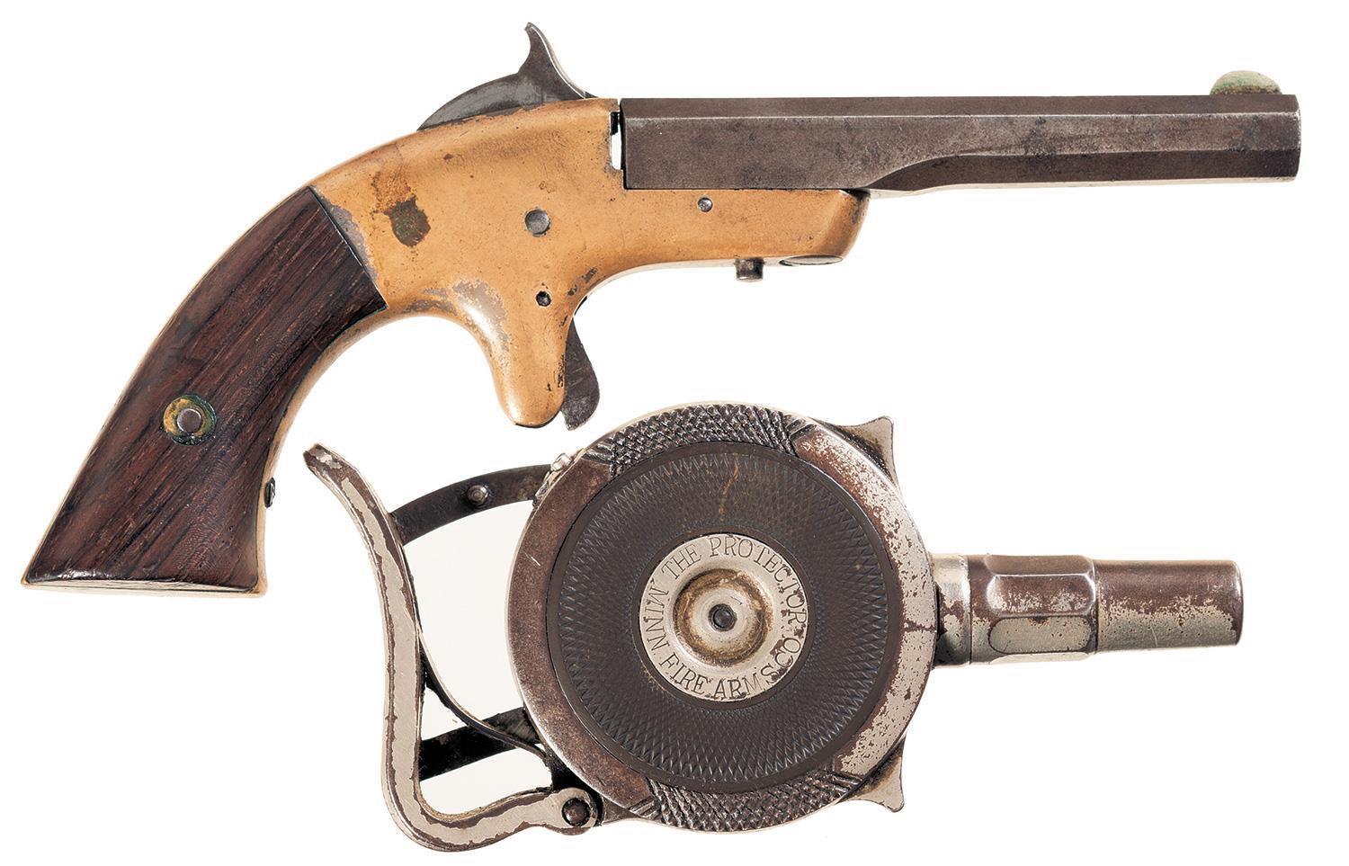 Two Antique Pocket Pistols | Rock Island Auction