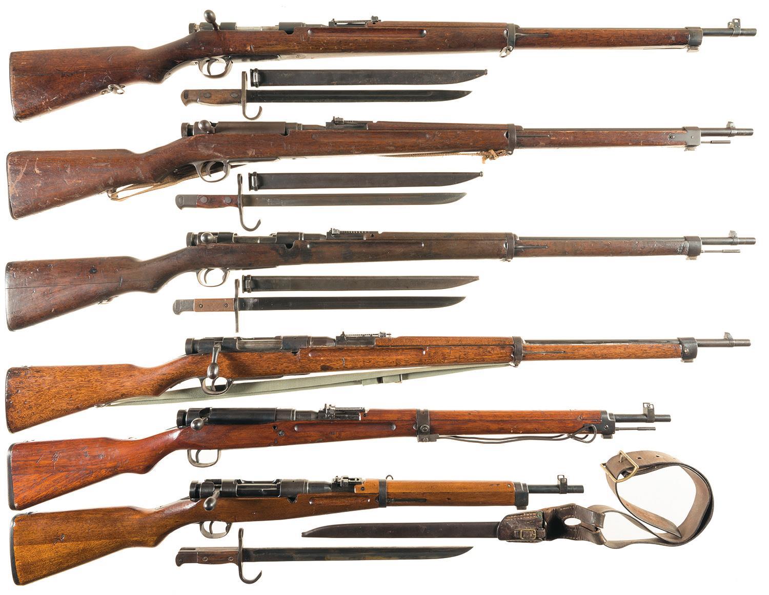 Six Japanese Bolt Action Military Rifles | Rock Island Auction