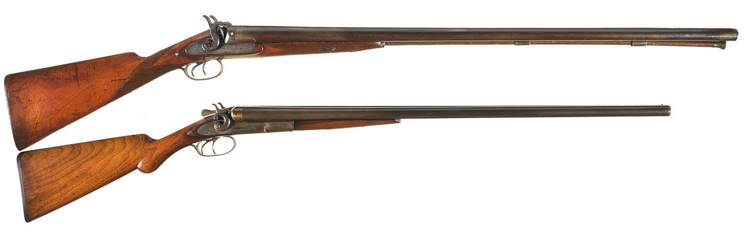 Two Double Barrel Shotguns | Rock Island Auction