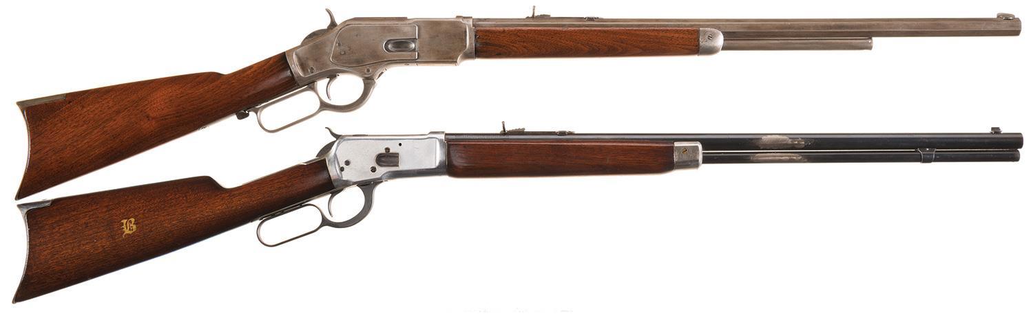 Two Winchester Lever Action Rifles | Rock Island Auction