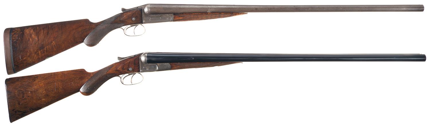 Two Engraved Greener Double Barrel Shotguns | Rock Island Auction