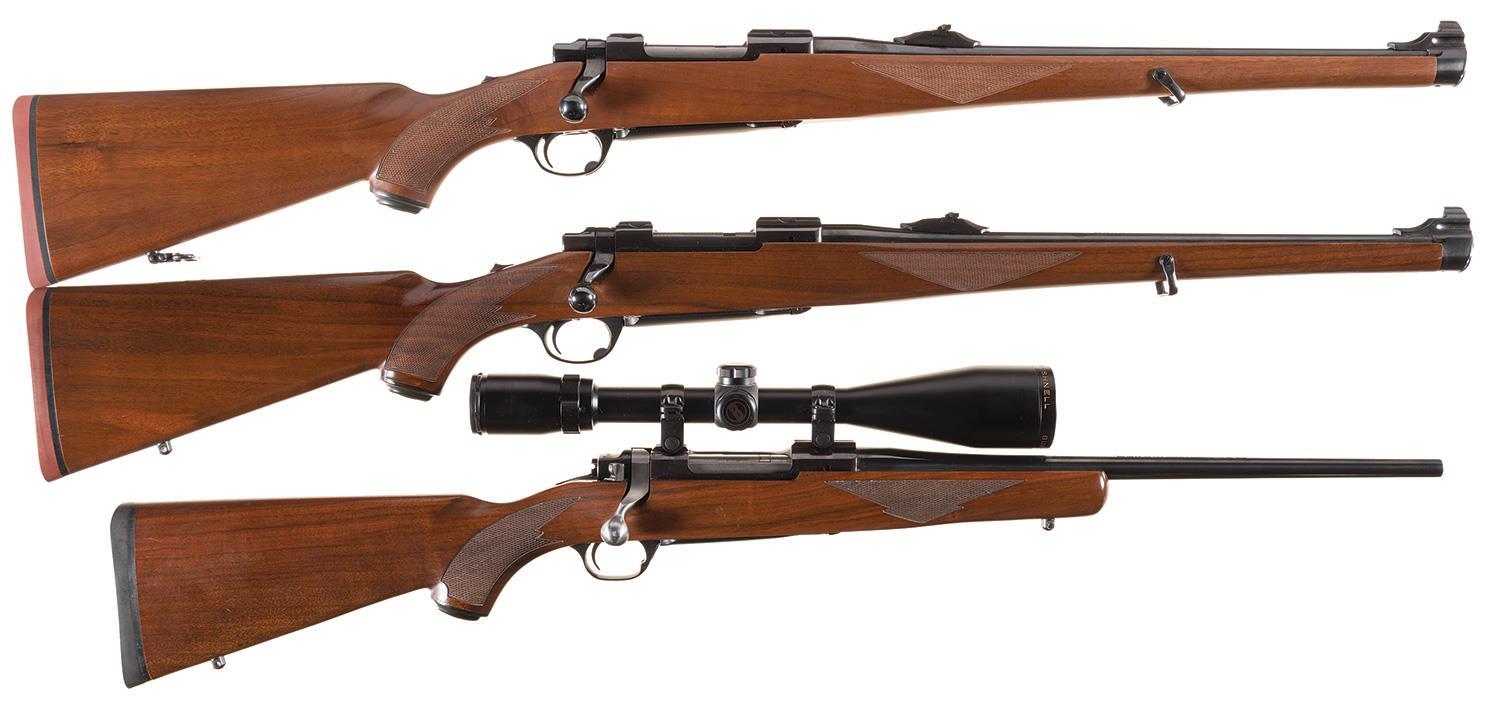 Three Ruger Bolt Action Rifles | Rock Island Auction