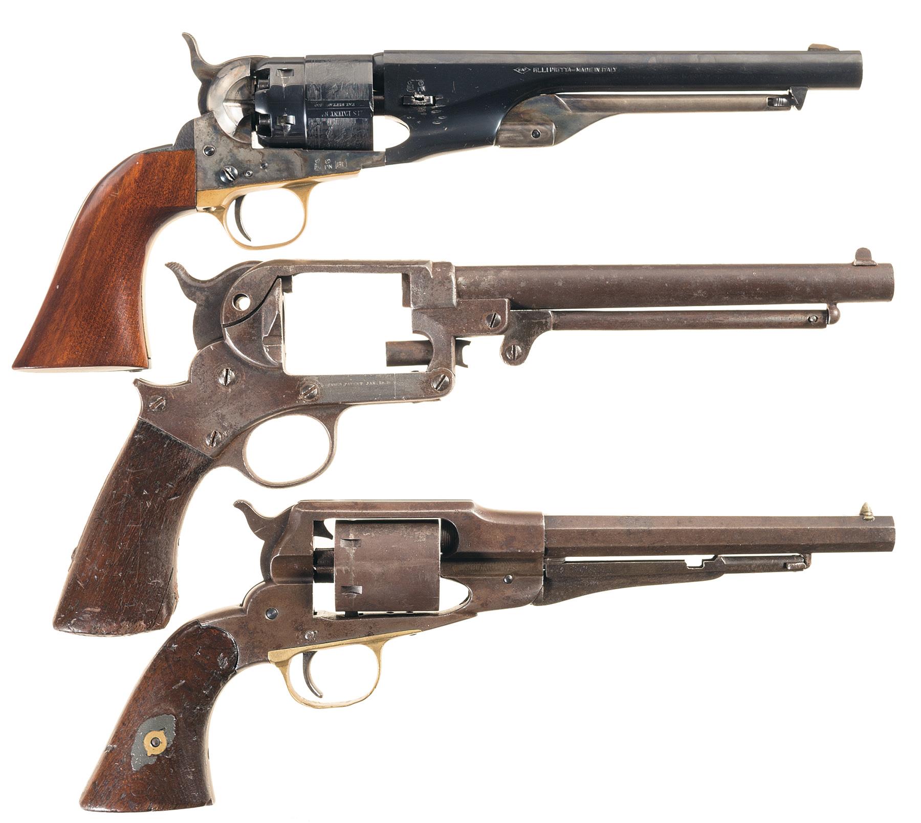 Three Black Powder Revolvers | Rock Island Auction