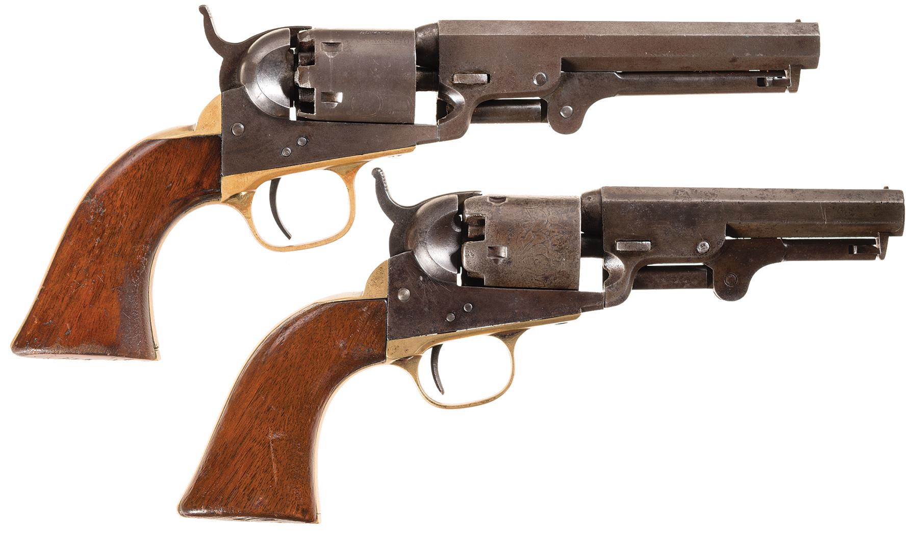 Two Colt Model 1849 Pocket Percussion Revolver | Rock Island Auction