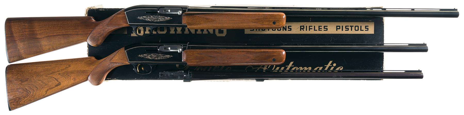 Two Browning Semi-Automatic Shotguns | Rock Island Auction