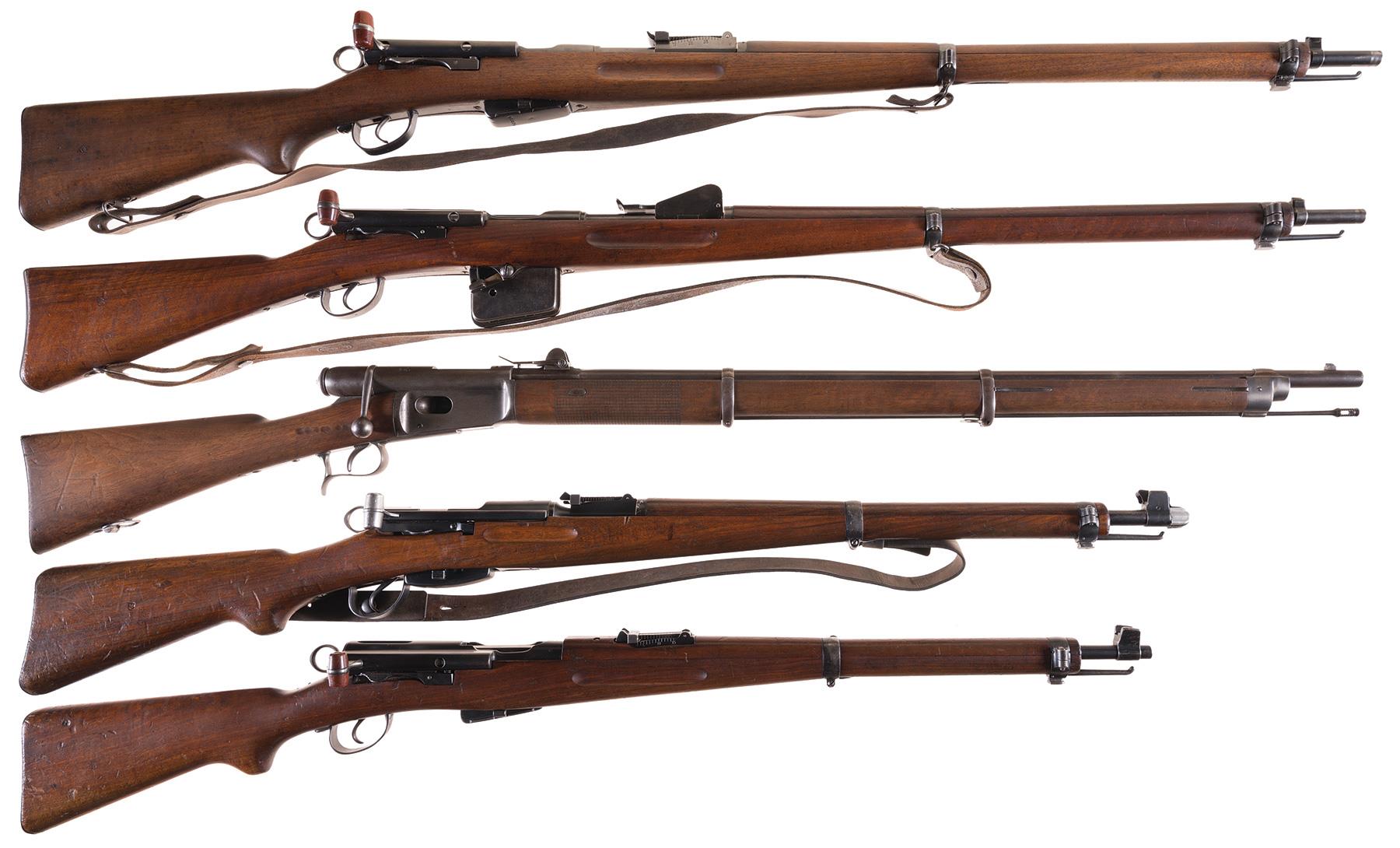 Five Swiss Bolt Action Rifles | Rock Island Auction