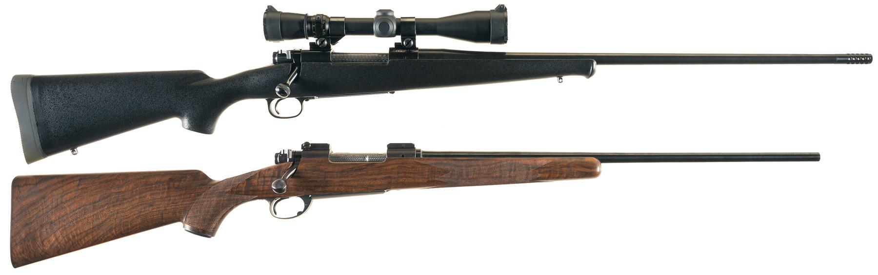 Two Custom Winchester Model 70 Bolt Action Rifles Rock Island Auction