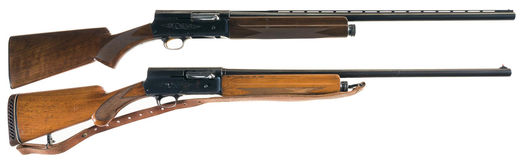 Two Browning Semi-Automatic Shotguns | Rock Island Auction