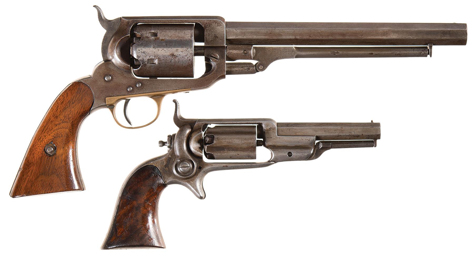 Two Antique Percussion Revolvers | Rock Island Auction