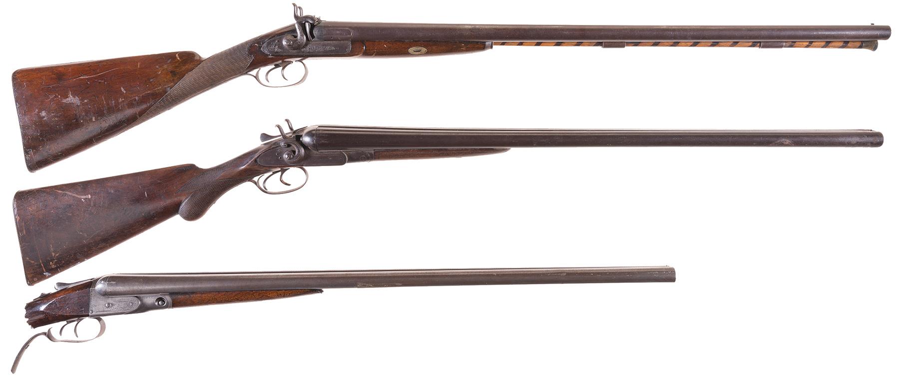 Three Double Barrel Shotguns Rock Island Auction