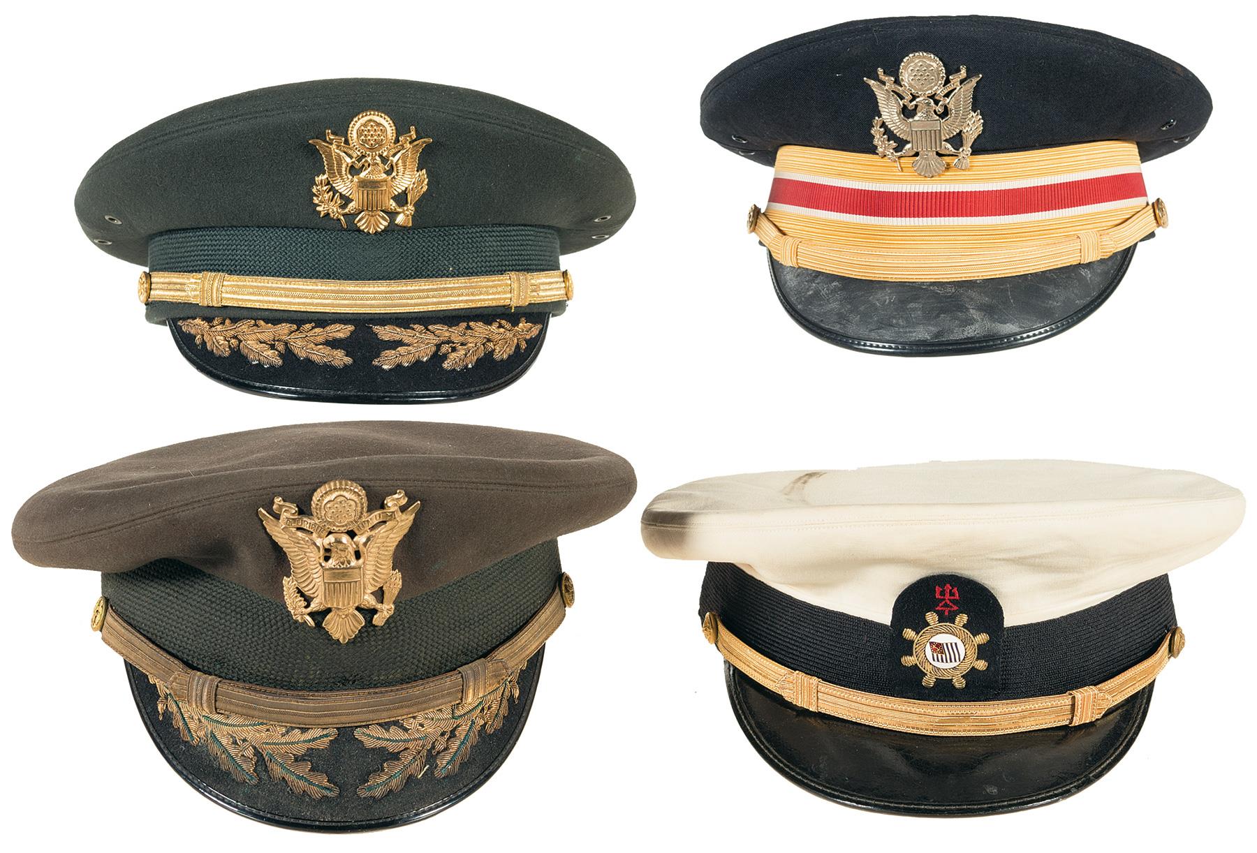 Four U.S. Miliary Style Caps | Rock Island Auction