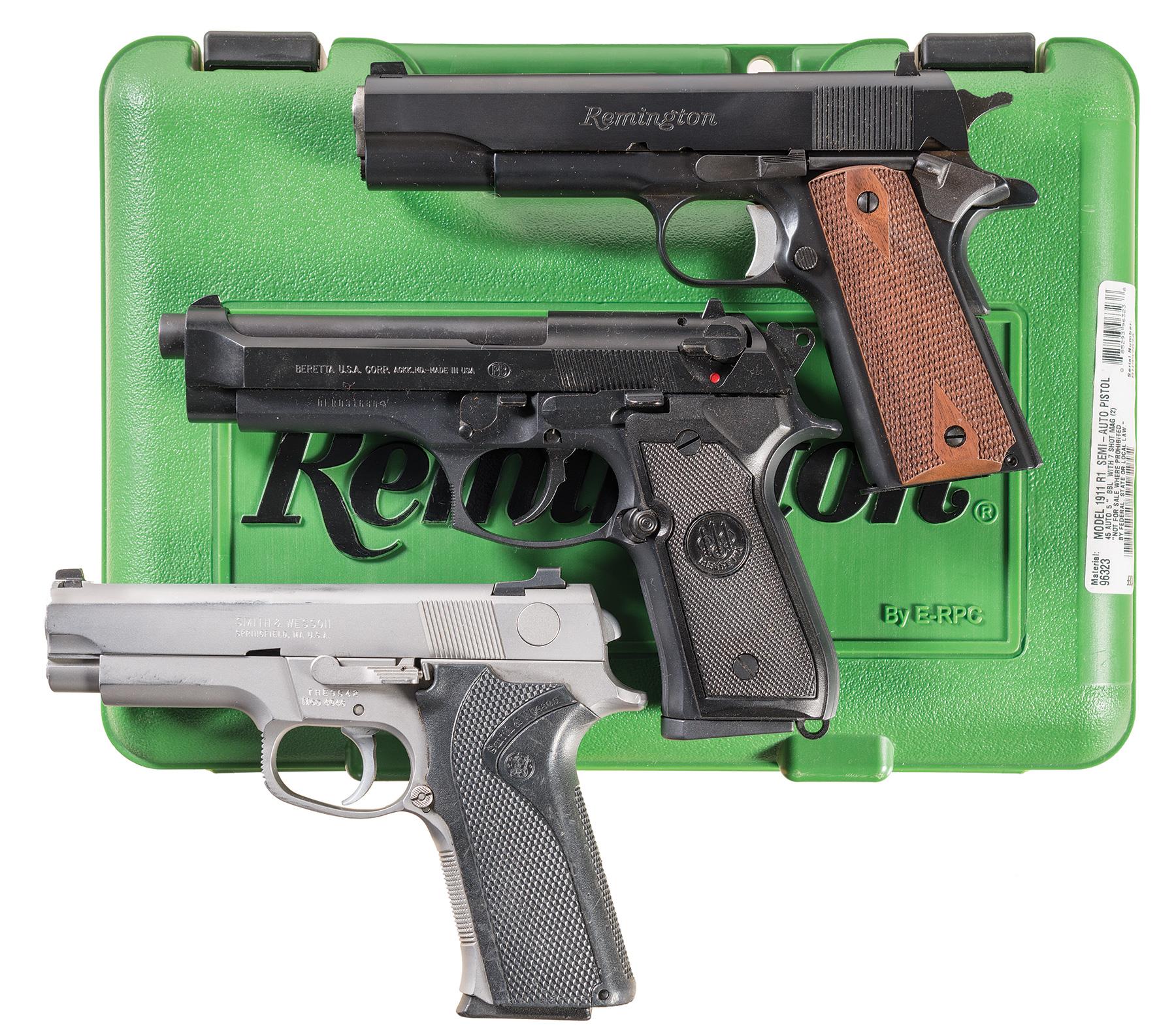 Three Semi Automatic Pistols Rock Island Auction