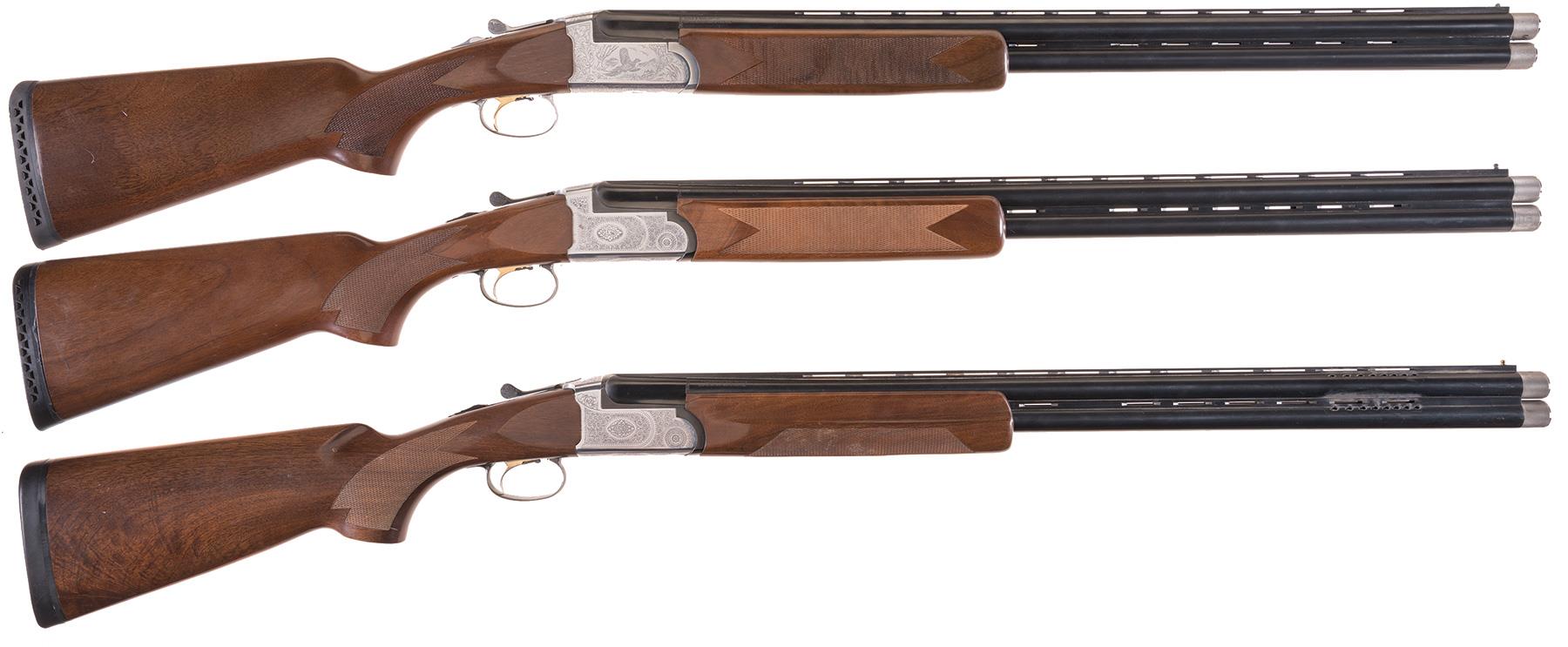 Three Engraved Traditions/Fausti Over/Under Shotguns | Rock Island Auction