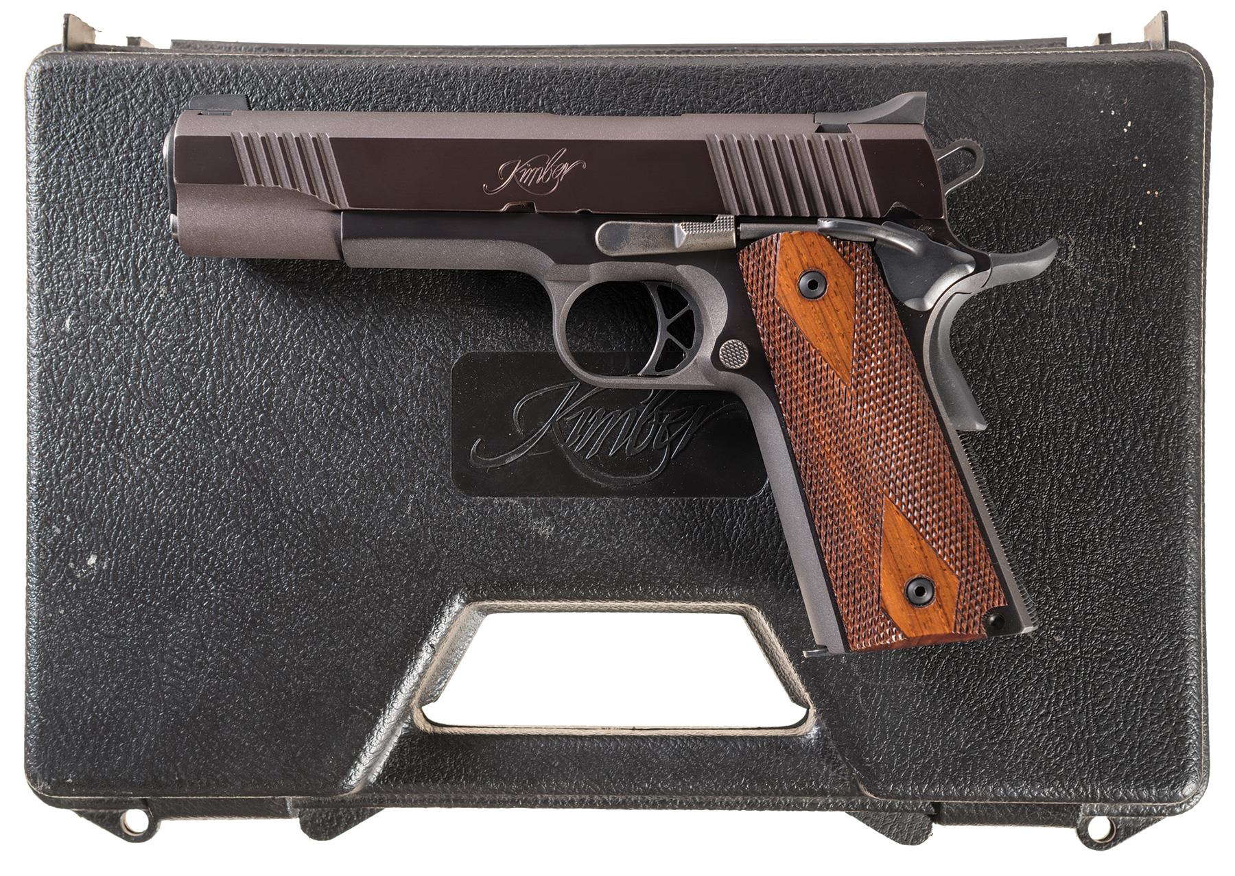 Kimber Classic Custom Royal 1911 SemiAutomatic Pistol with Case Rock