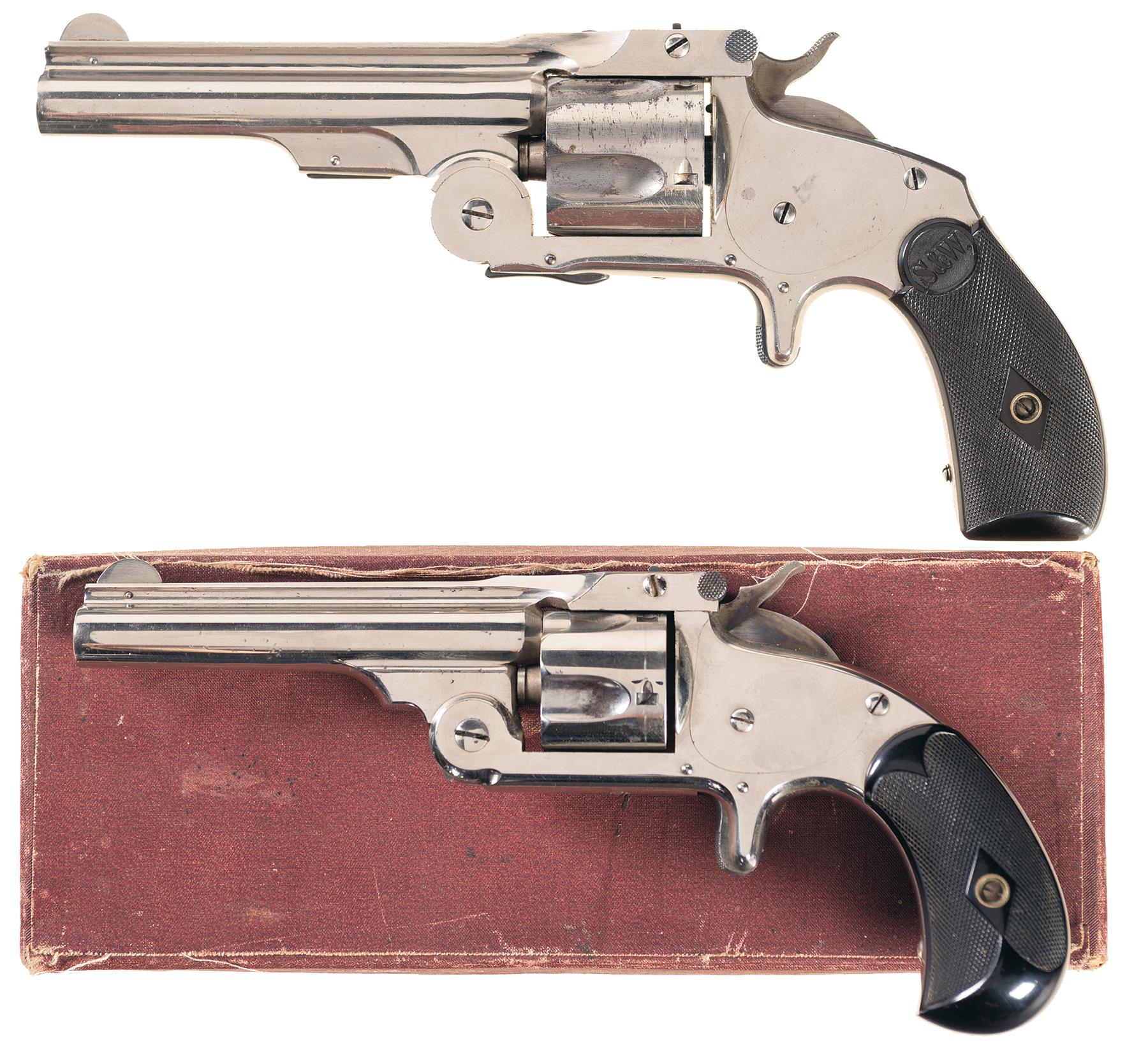 Two Smith & Wesson Top Break Spur Trigger Revolvers | Rock Island Auction