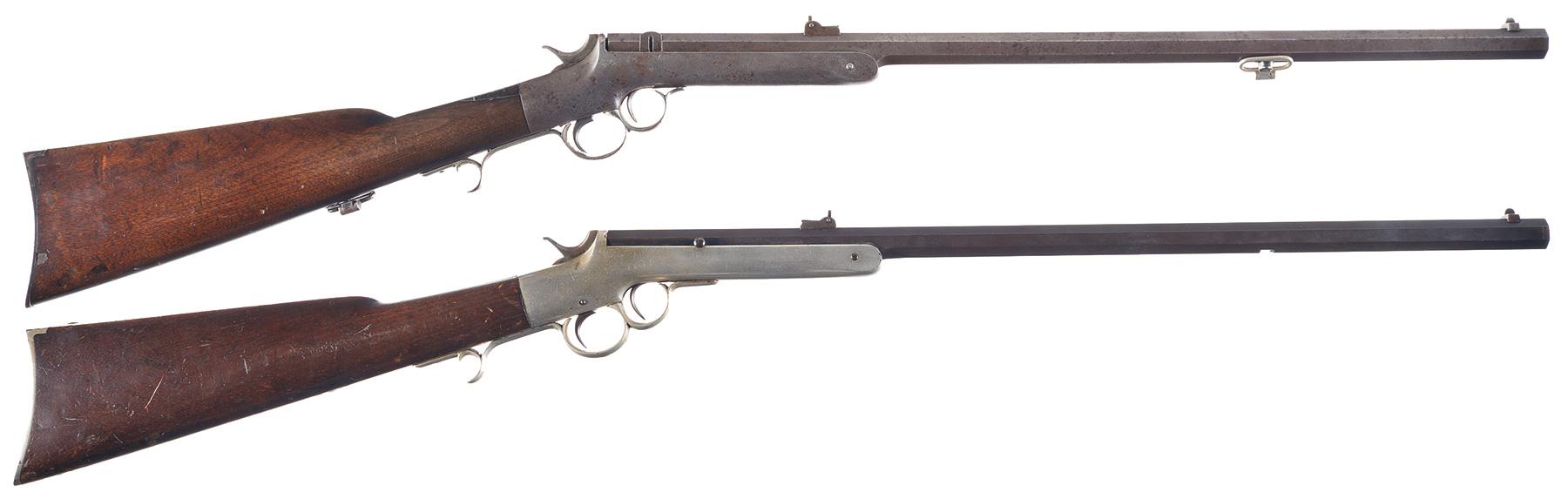Two Frank Wesson TwoTrigger Single Shot Rifles Rock Island Auction