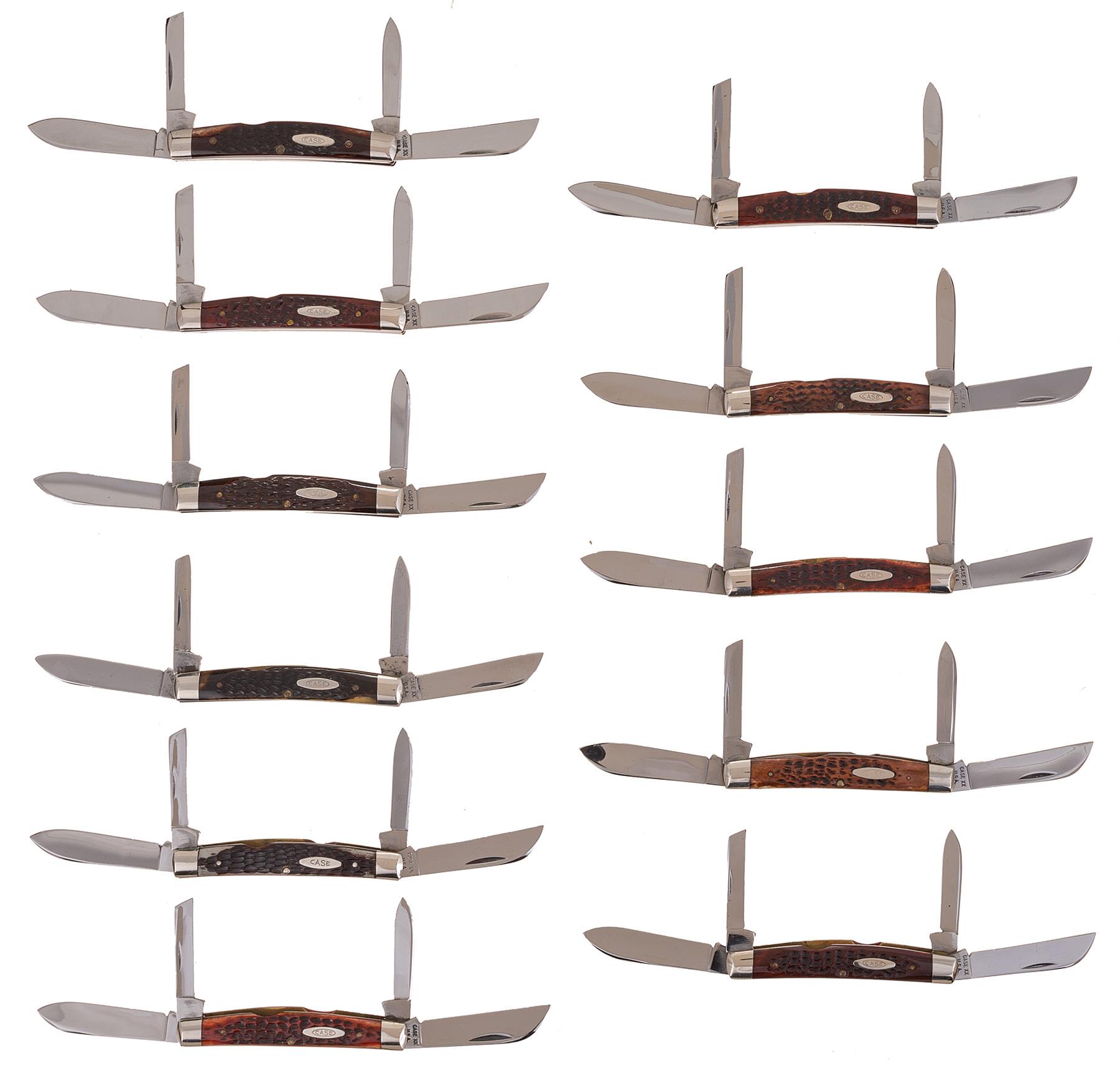 Eleven Case Folding Pocket Knives Rock Island Auction