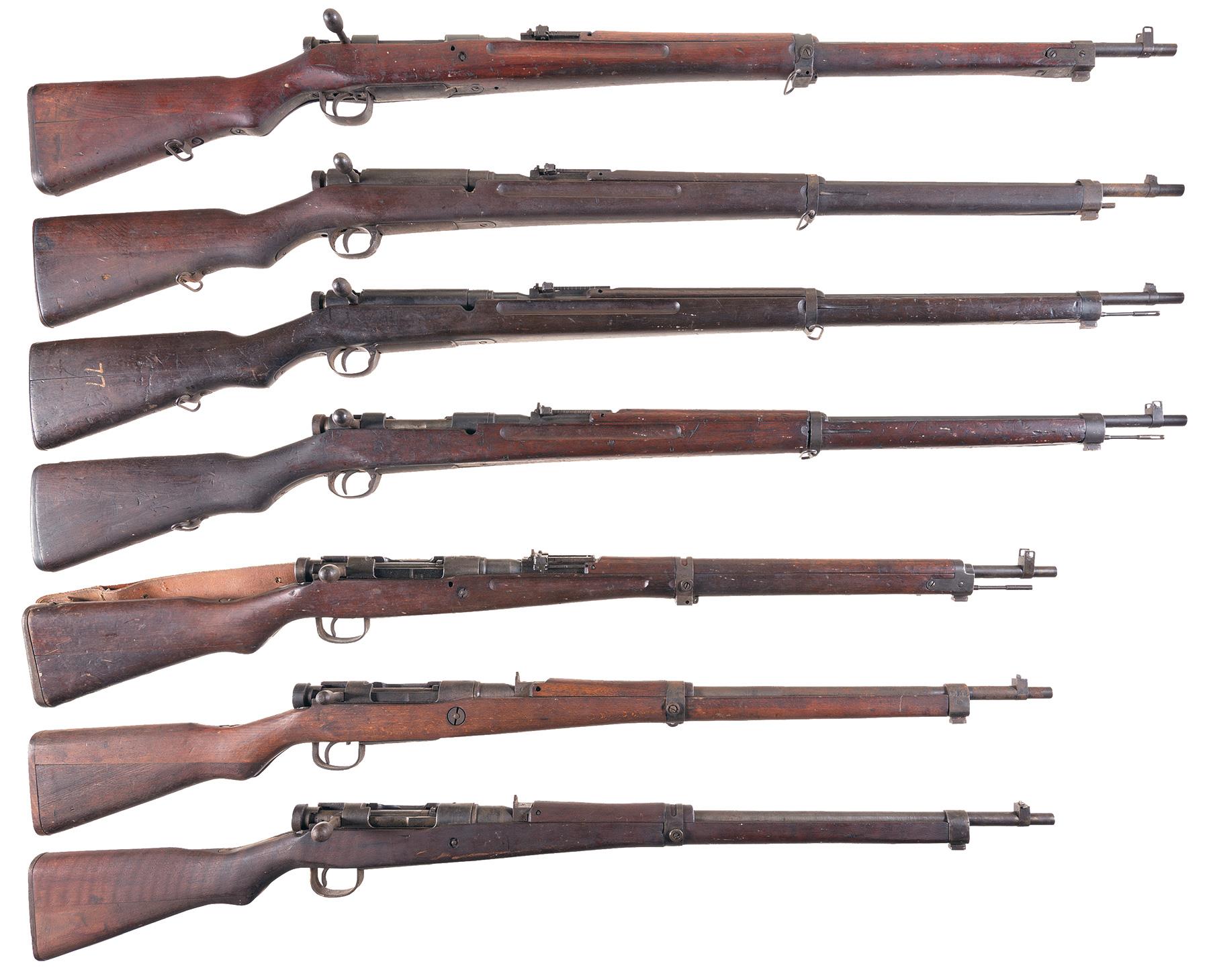 Seven Japanese Military Bolt Action Rifles | Rock Island Auction