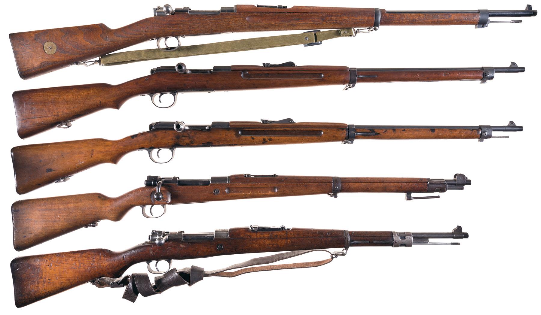 Five European Military Bolt Action Rifles | Rock Island Auction