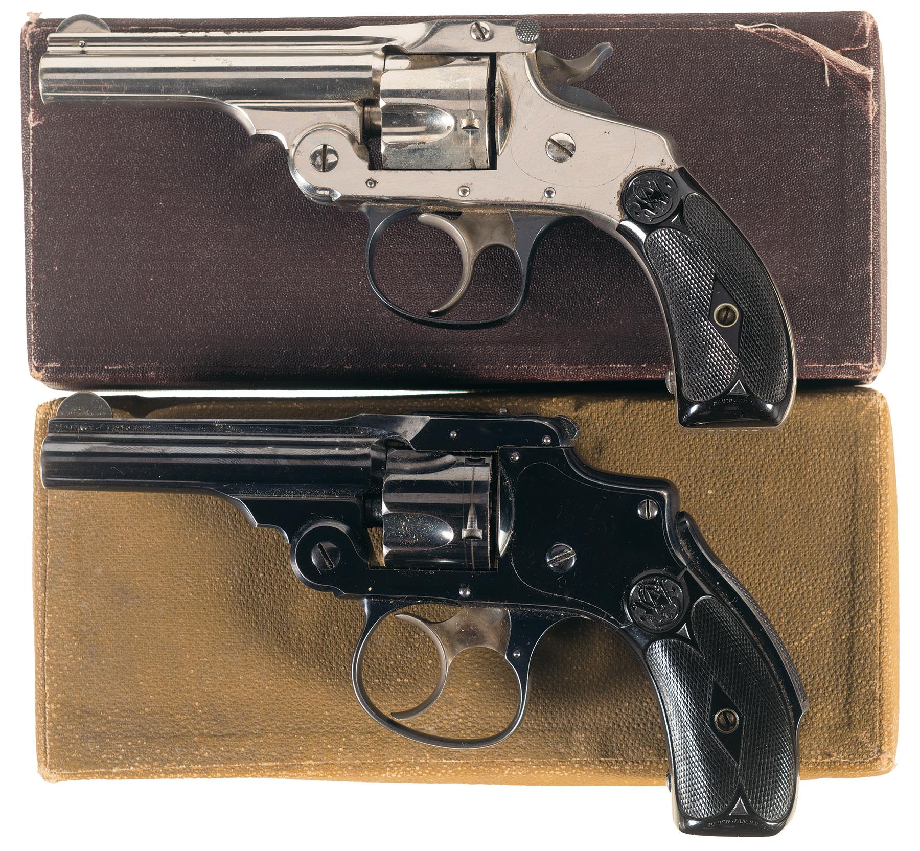 Two Smith & Wesson Double Action Revolvers with Boxes | Rock Island Auction