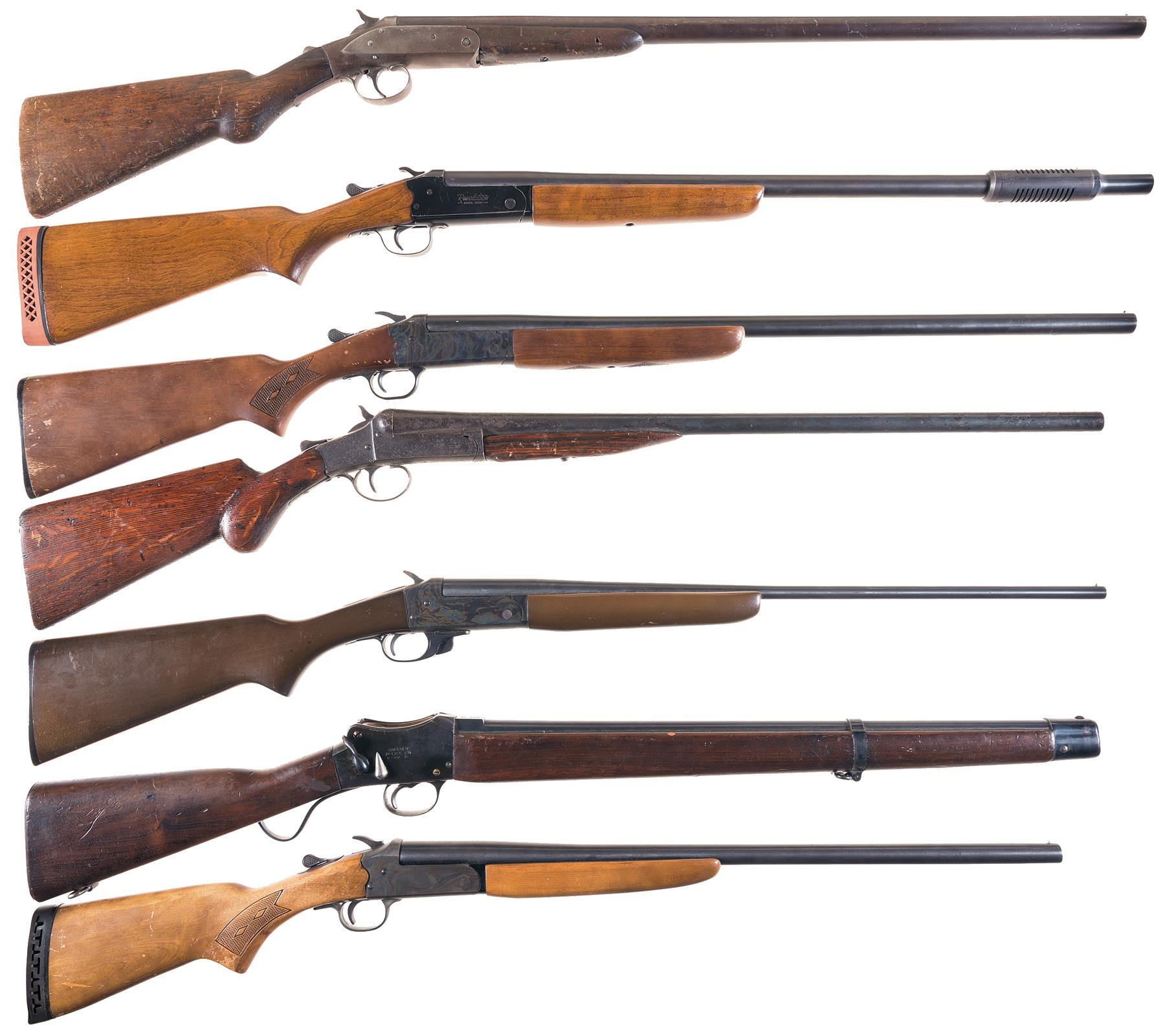 Seven Single Shot Shotguns | Rock Island Auction