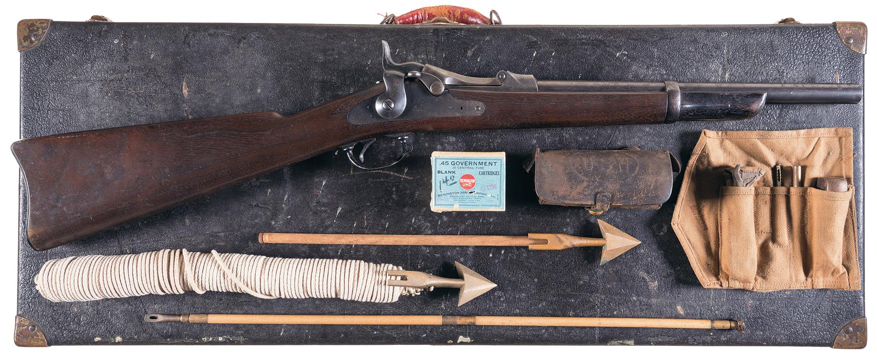 Springfield Trapdoor Line Throwing Gun Rock Island Auction