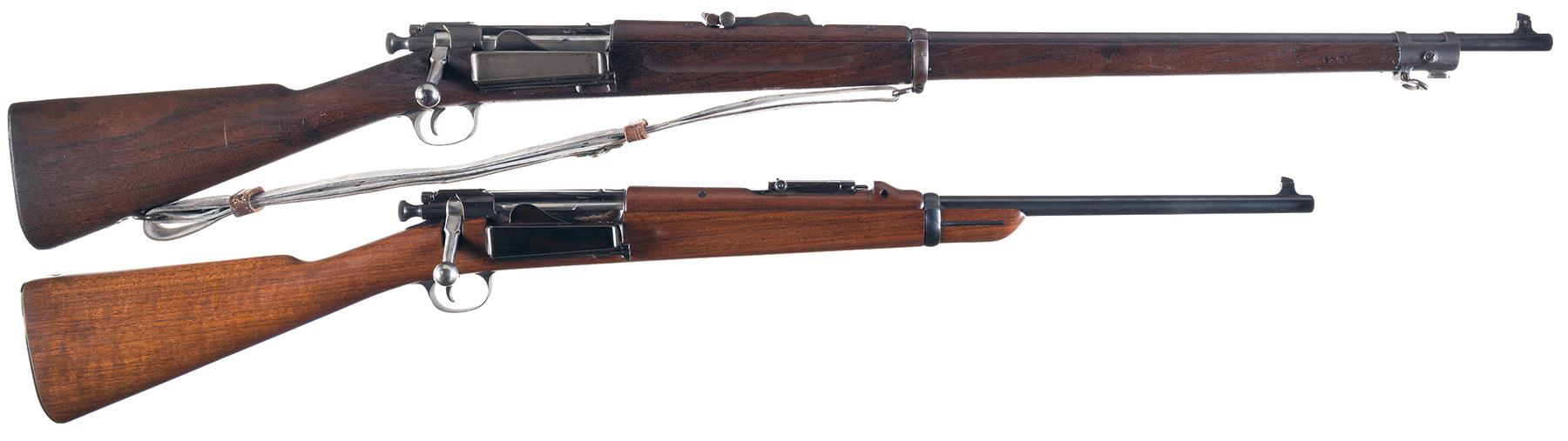 Two U.S. Springfield Krag Long Guns, 1898 Rifle/1899 Carbine Two U.S. Springfield Krag Long Guns, 1898 Rifle/1899 Carbine