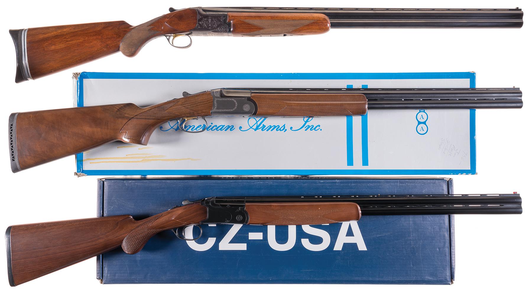 Three Engraved Over/Under Shotguns | Rock Island Auction