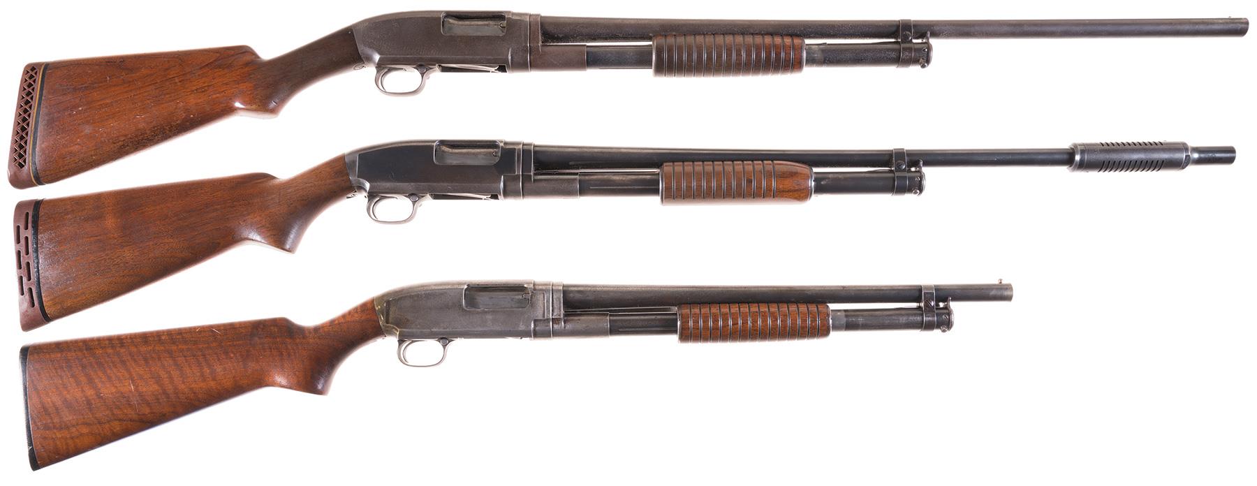 Three Winchester 16 Gauge Slide Action Shotguns | Rock Island Auction