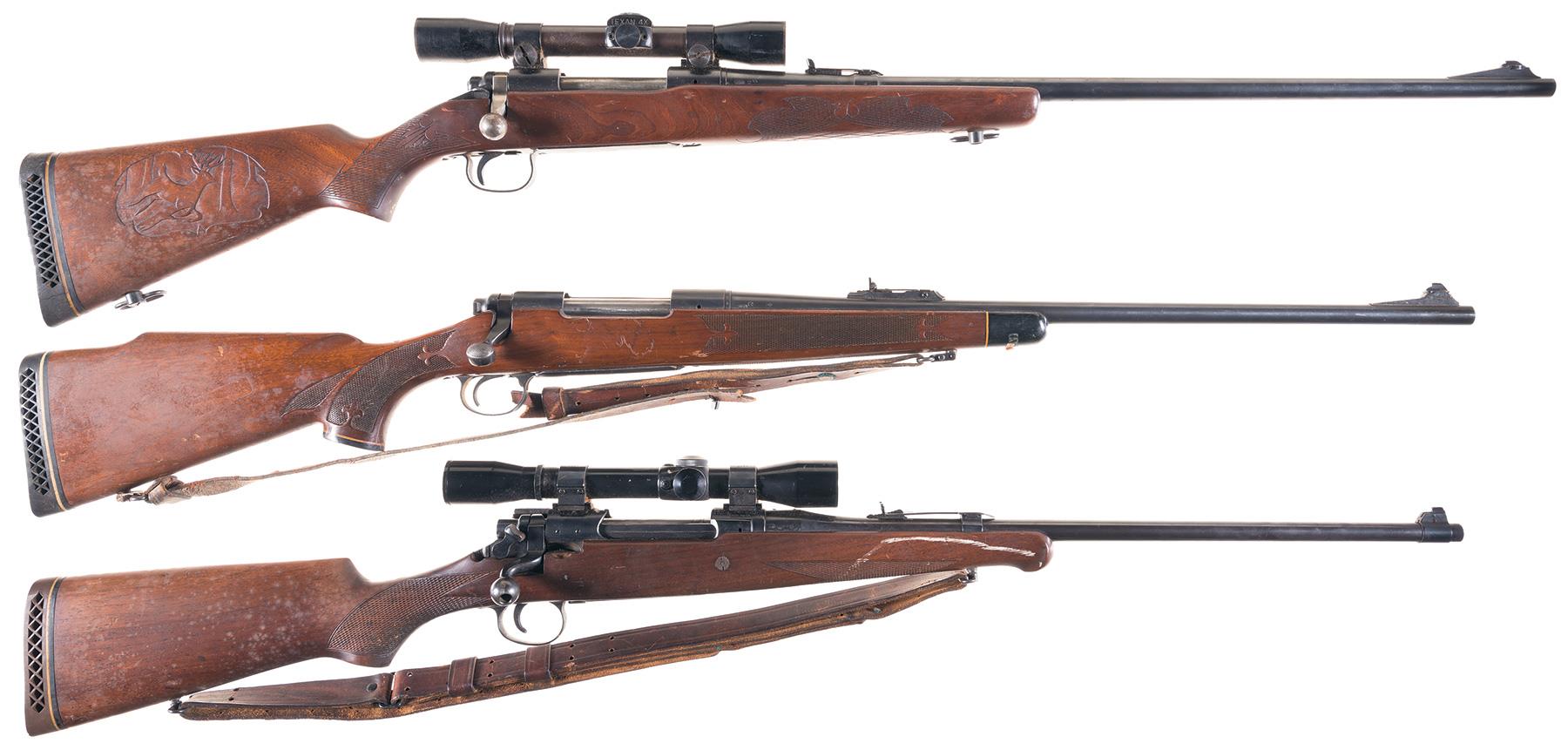 Three Remington Bolt Action Rifles | Rock Island Auction