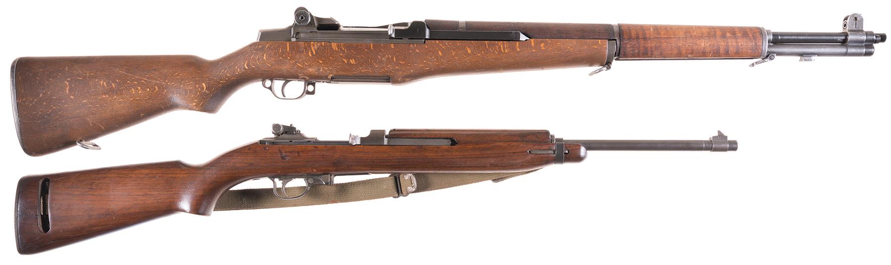 Two U.S. M1 Semi-Automatic Long Guns -A) U.S. Springfield M1 Garand Rifle w...