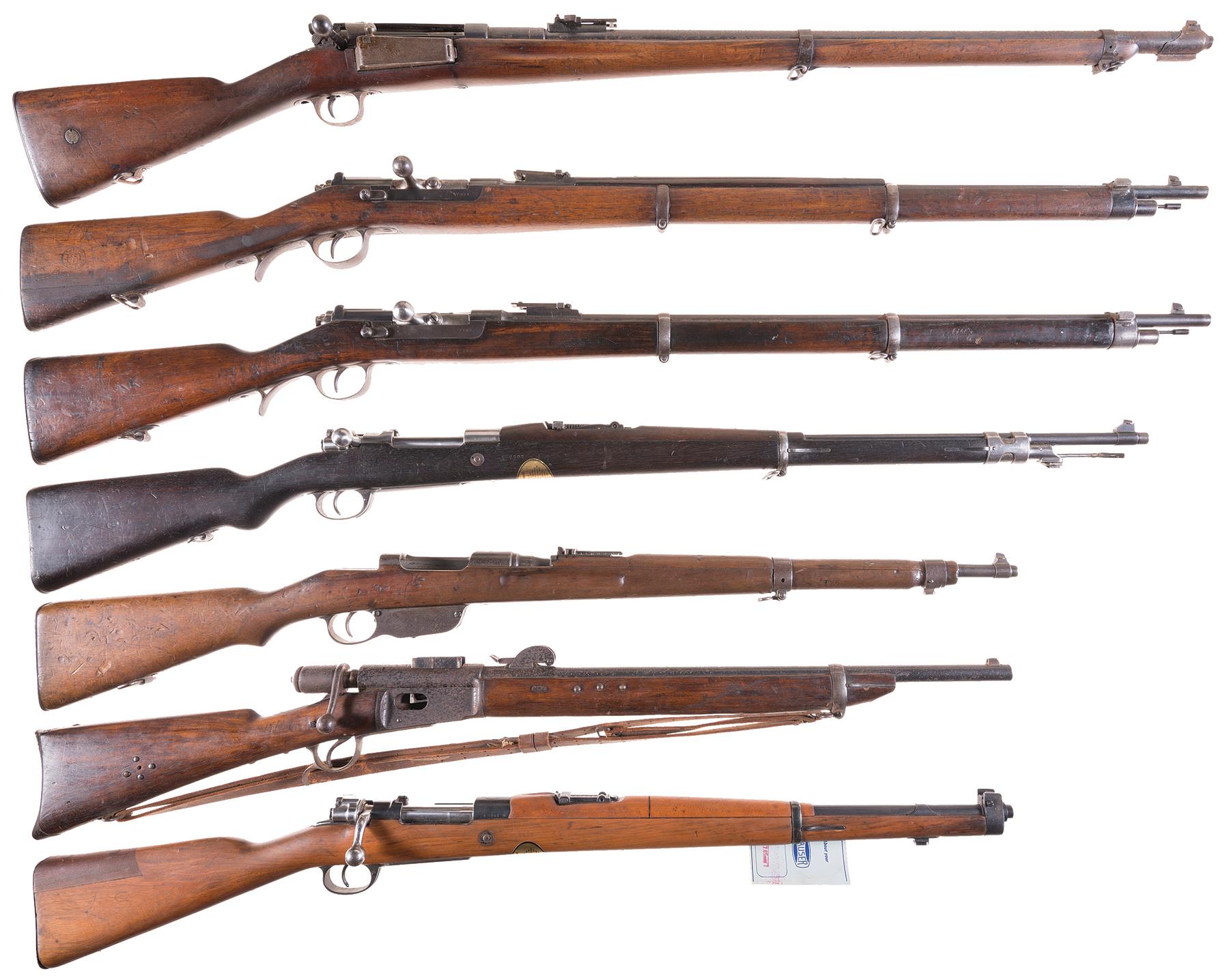 Seven European Military Bolt Action Long Guns | Rock Island Auction