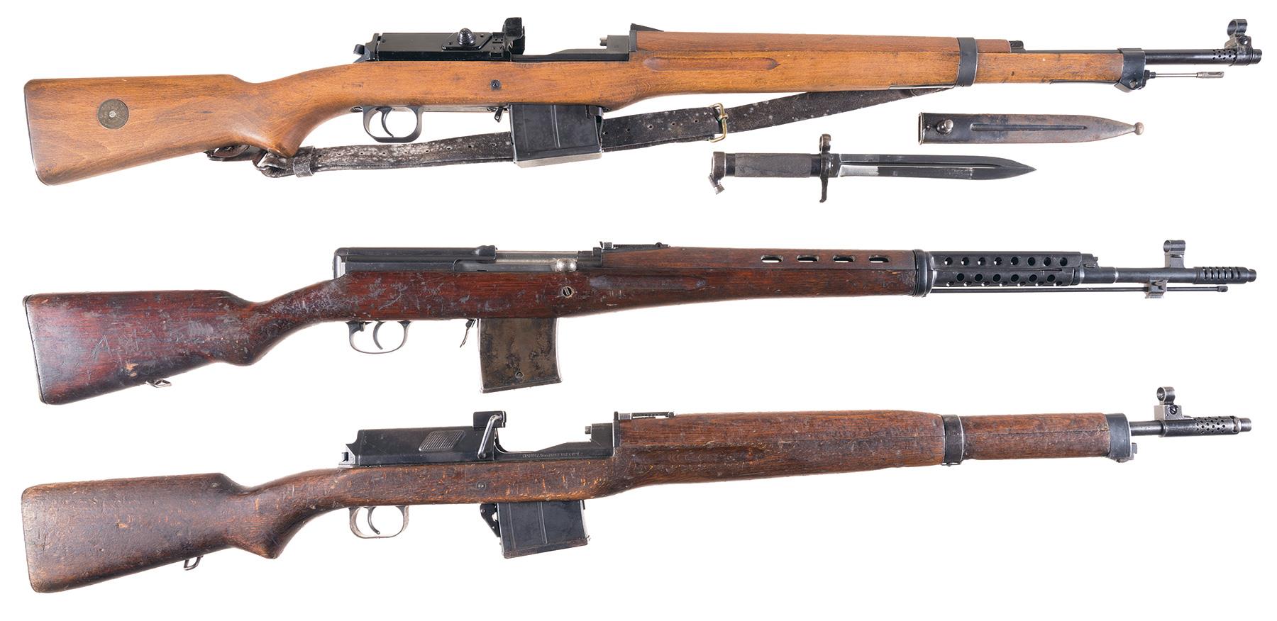 Three Semi-automatic Military Rifles 