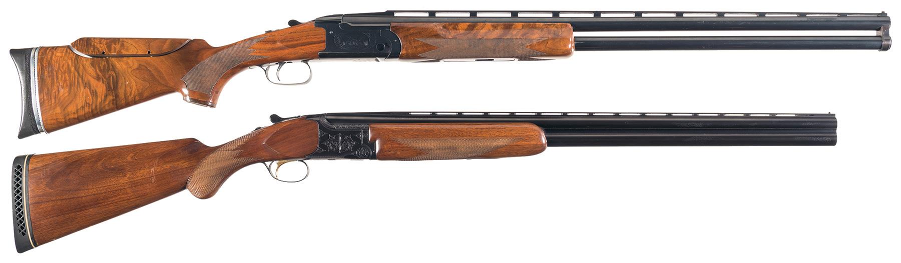 Two Engraved Over/Under Shotguns | Rock Island Auction