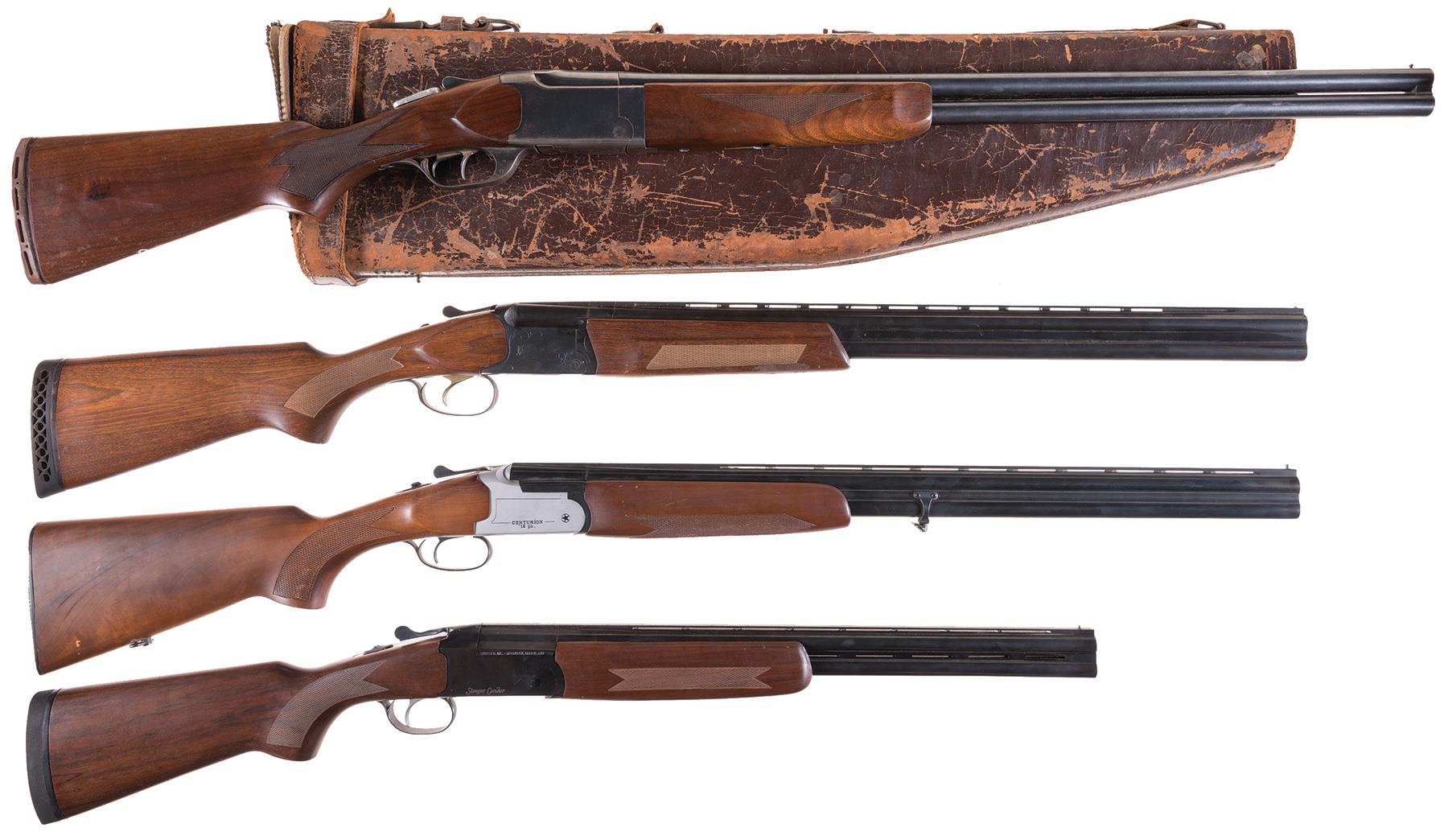 Four Over/Under Shotguns -A) Marlin Model 90 Shotgun With Case | Rock ...