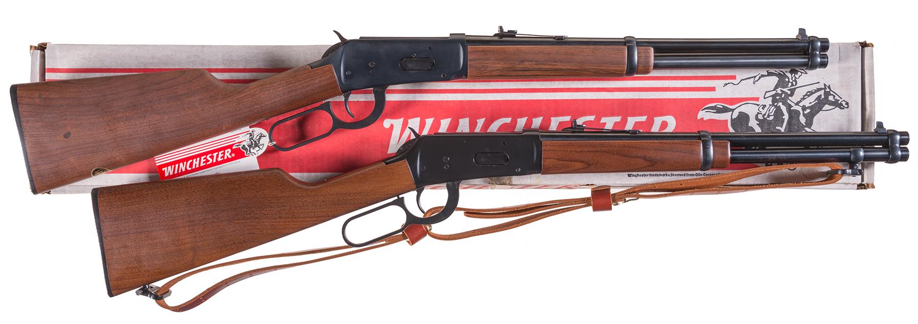 Two Winchester Model 94 Trapper Saddle Ring Lever Action Carbine | Rock ...