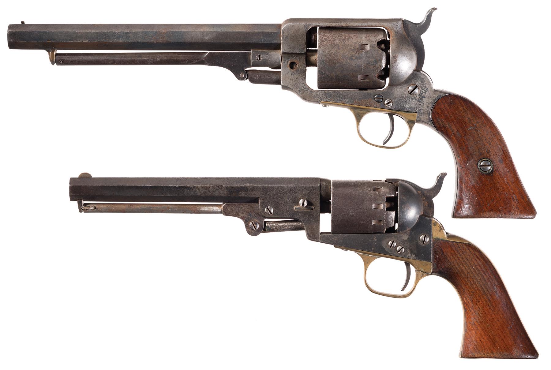 Two Naval Caliber Percussion Revolvers | Rock Island Auction