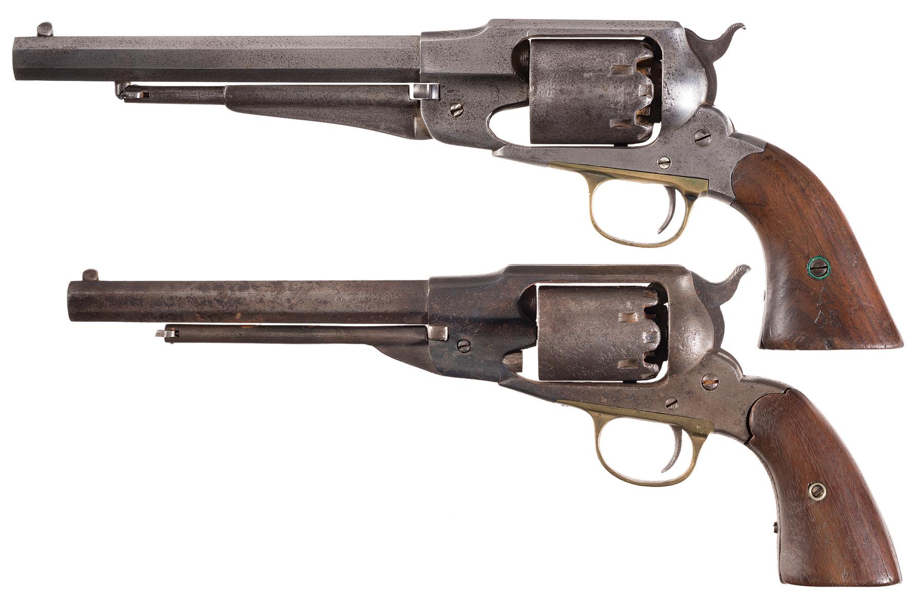 Two Remington Percussion Revolvers | Rock Island Auction