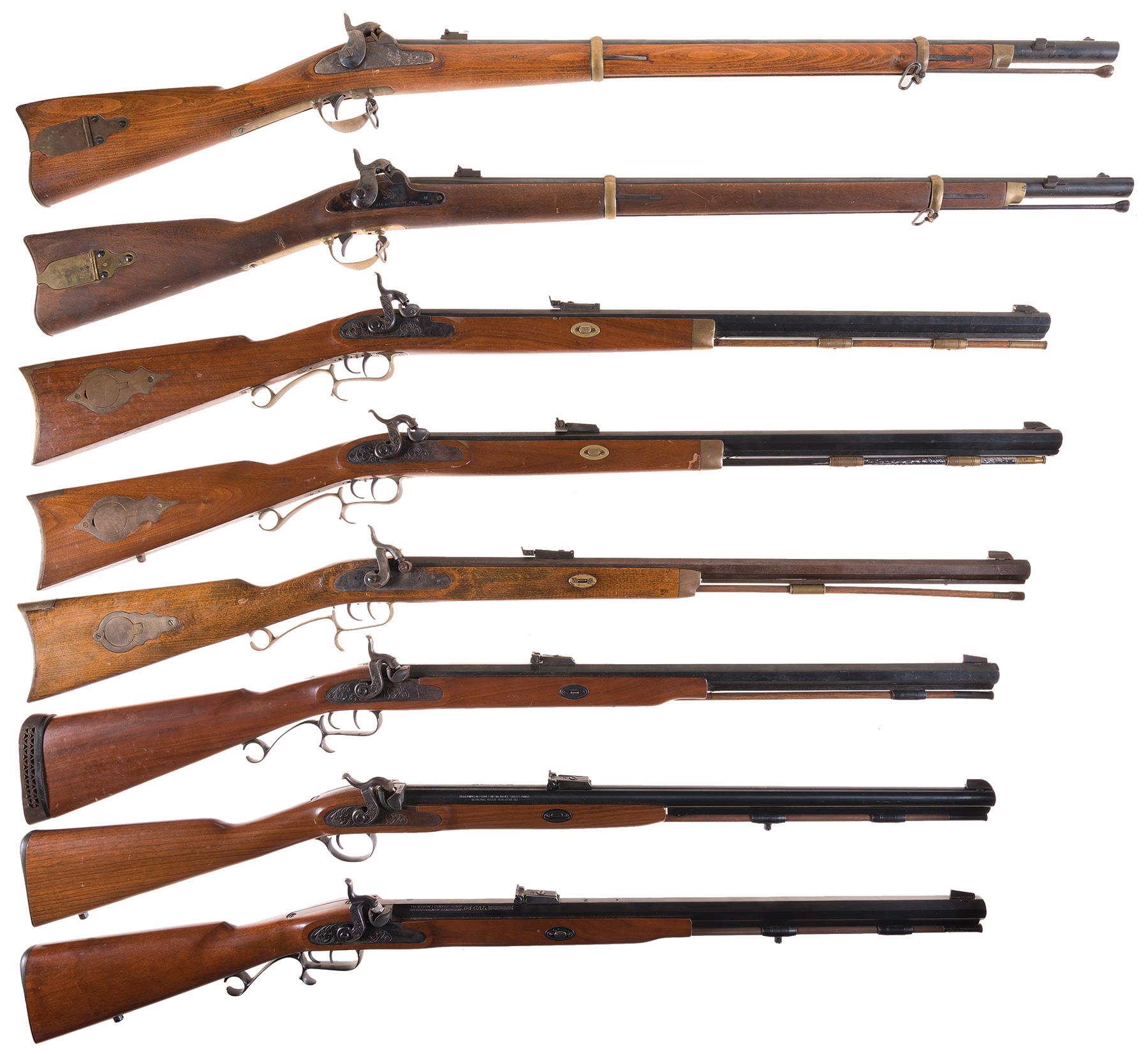 eight-modern-black-powder-rifles-rock-island-auction