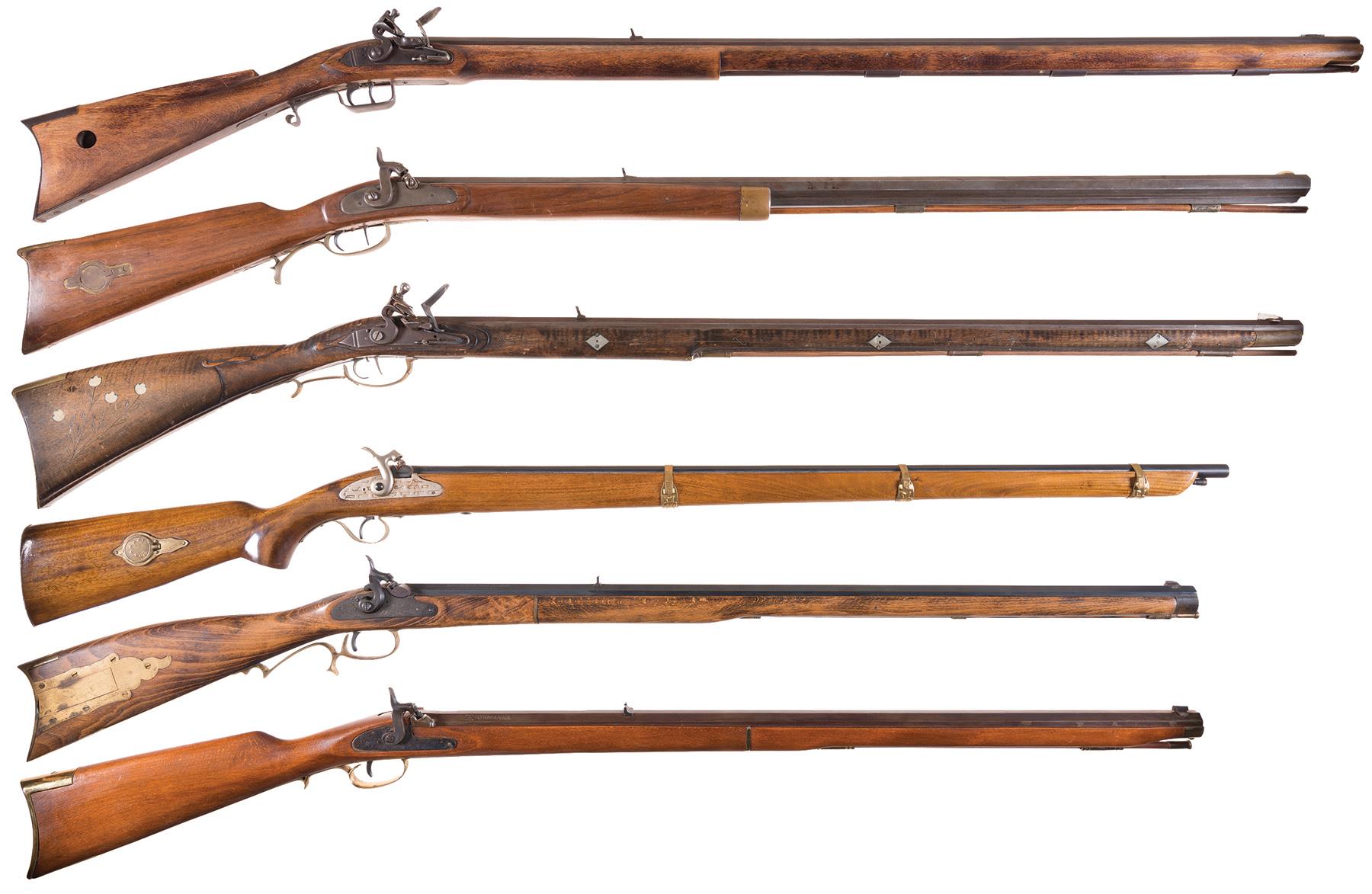 Six Modern Black Powder Long Guns Rock Island Auction   955 