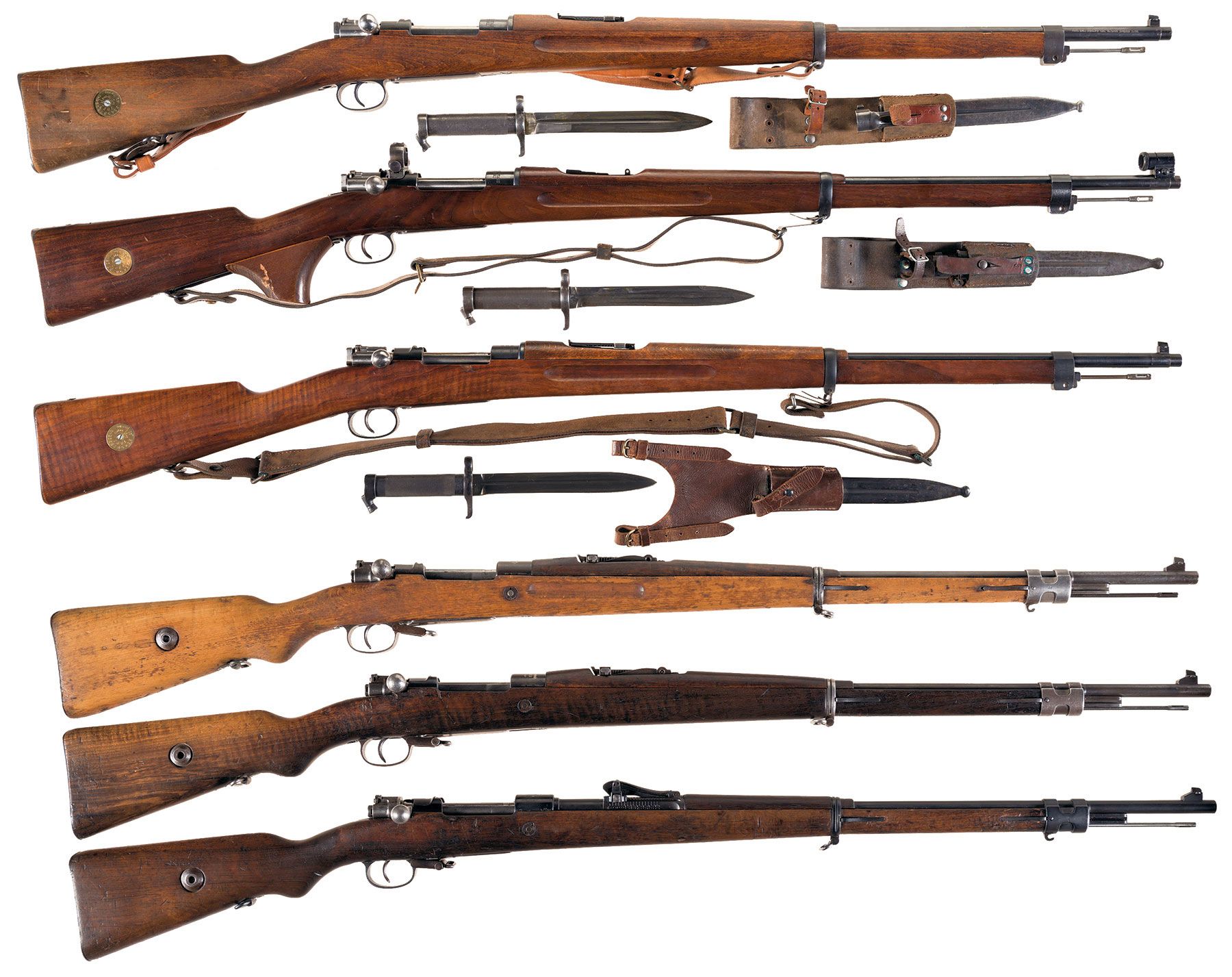 Six European Military Bolt Action Rifles -A) Carl Gustaf Model 1 | Rock ...