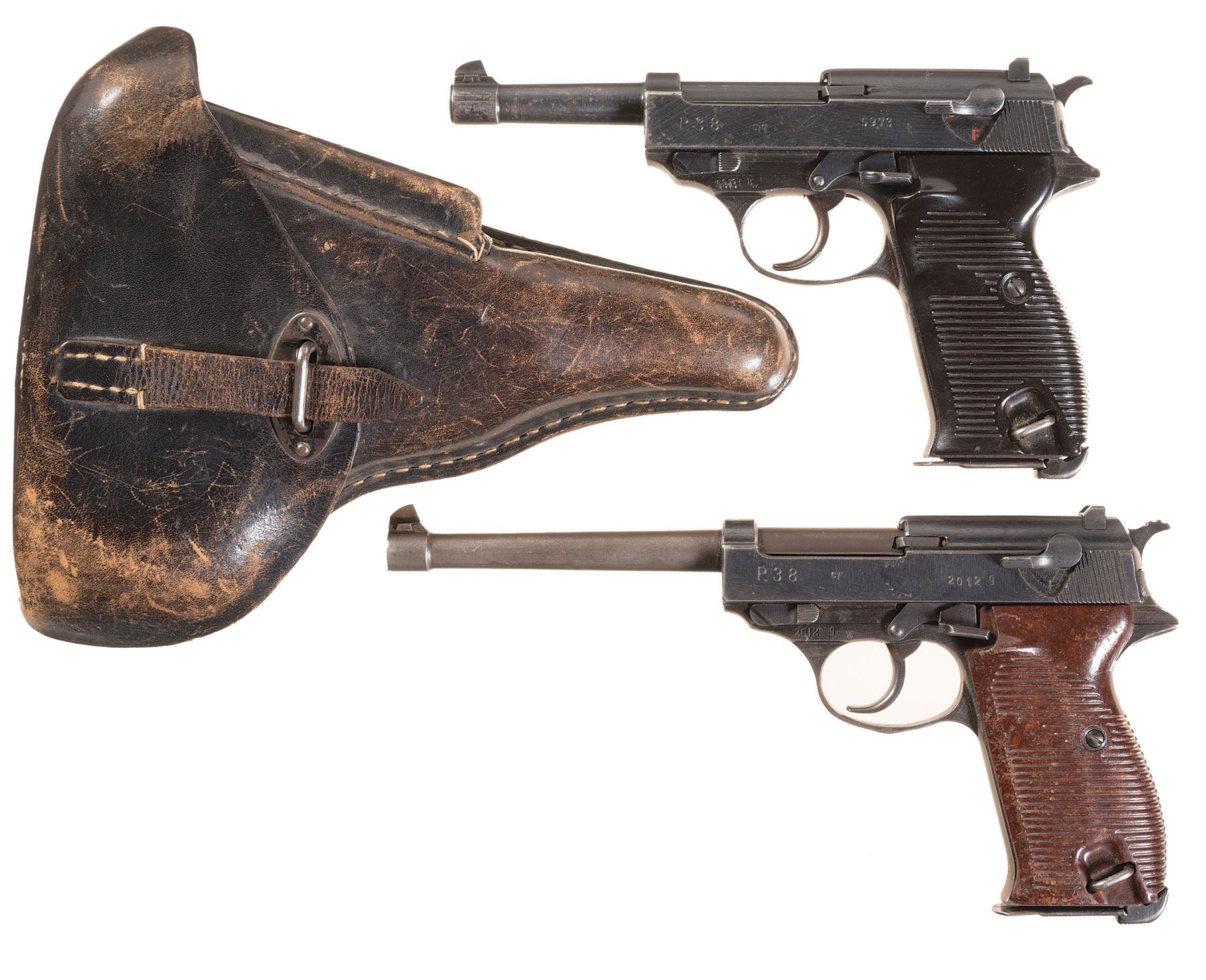 Two World War Ii German Military Semi Automatic Pistols A Spre Rock
