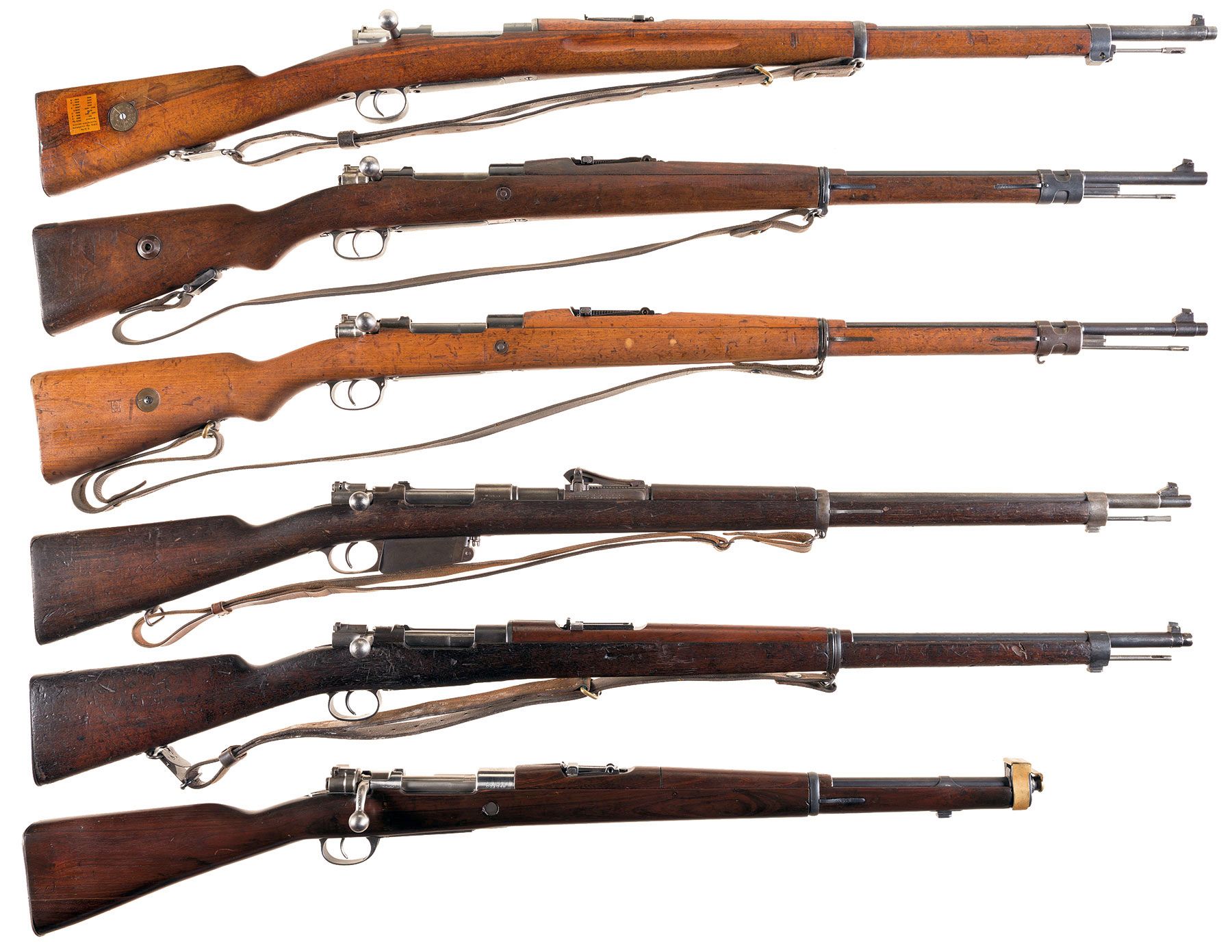 Six Bolt Action Military Rifles A Mauser Swedish Contract Mode Rock Island Auction