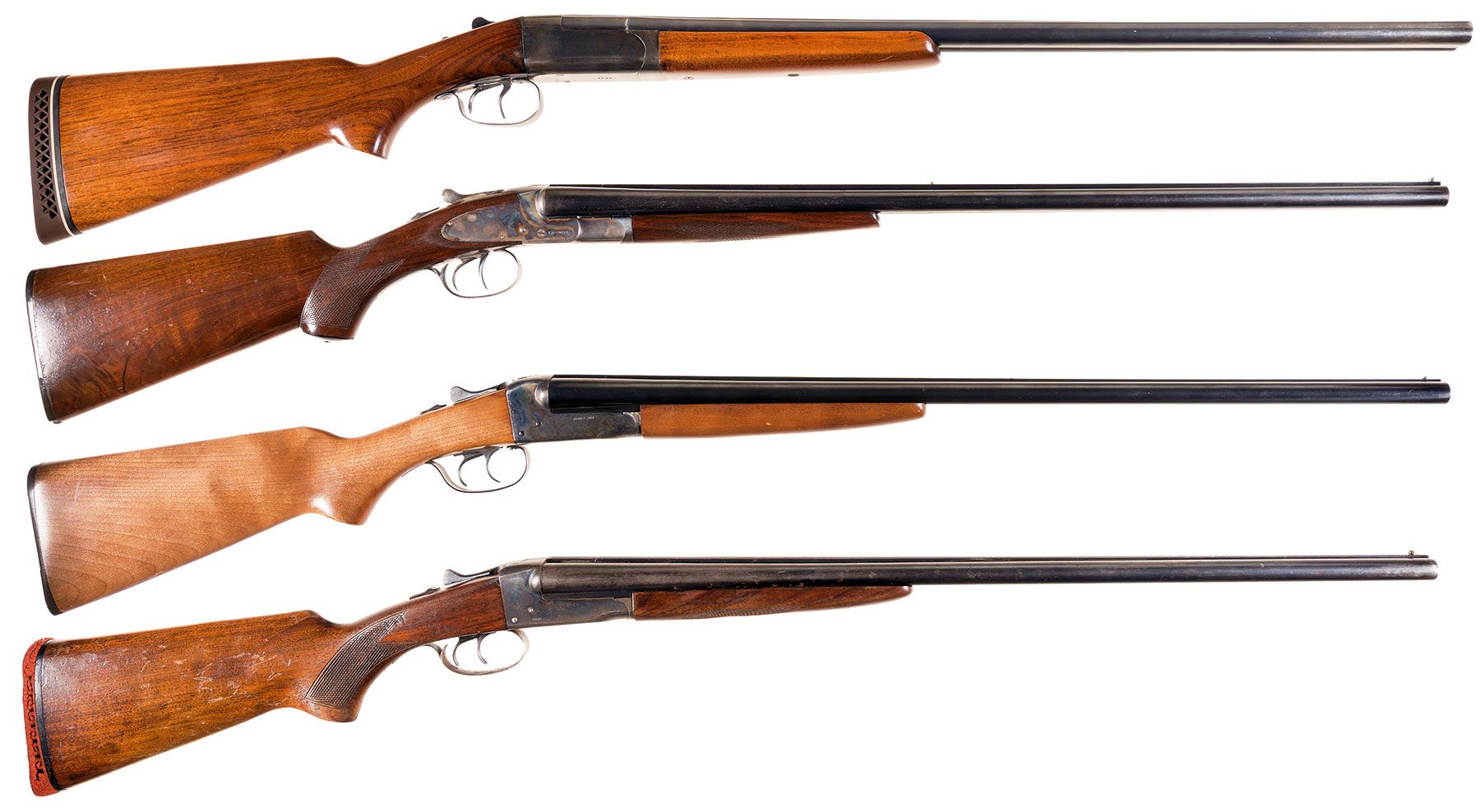 Four Double Barrel Shotguns -A) Winchester Model 24 16 Gauge Sho | Rock ...