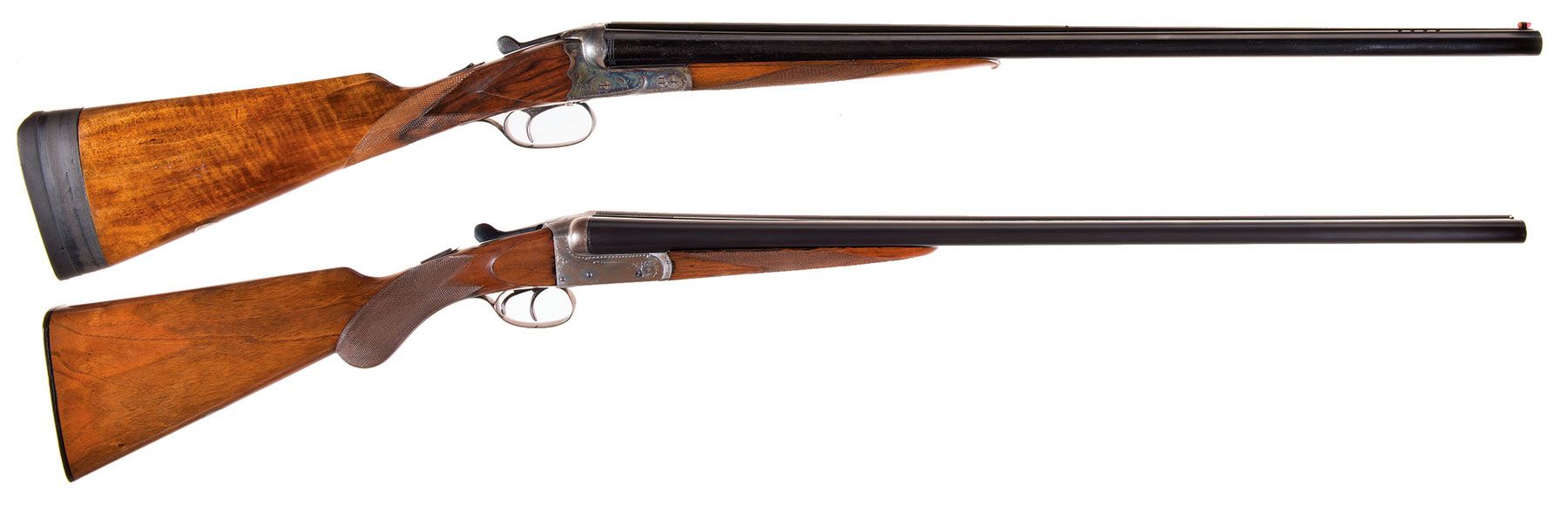 Two Engraved Double Barrel Shotguns -A) J.P. Sauer & Son 16 Gaug | Rock ...