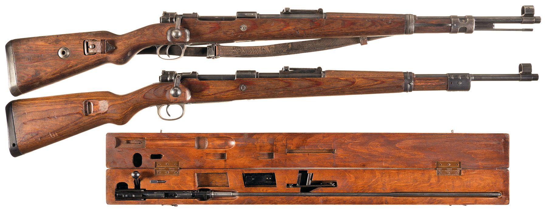 Two World War II German Military Bolt Action Rifles -A) J.P. Sau | Rock ...