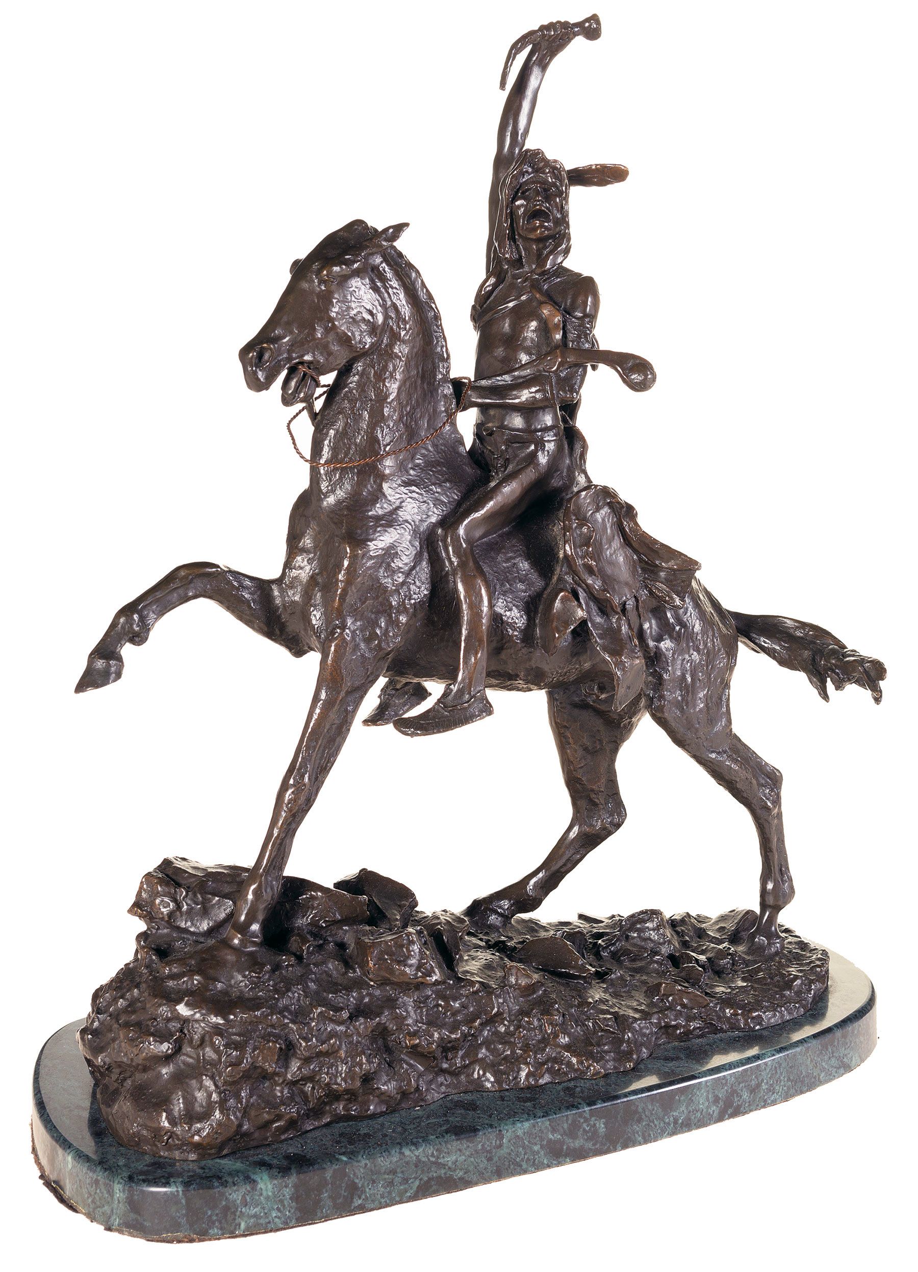 'The Scalp' Bronze Sculpture By Frederic Remington | Rock Island Auction