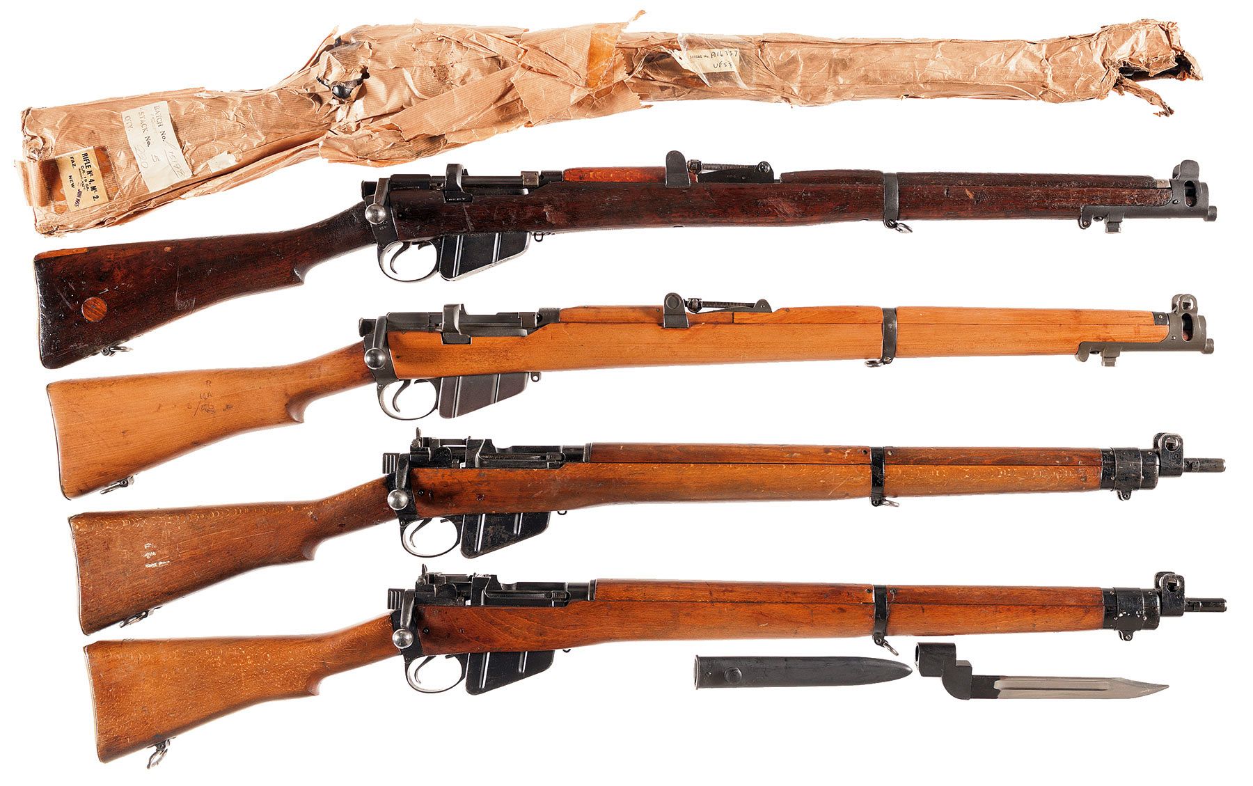 Five British Smle Rifles Rock Island Auction