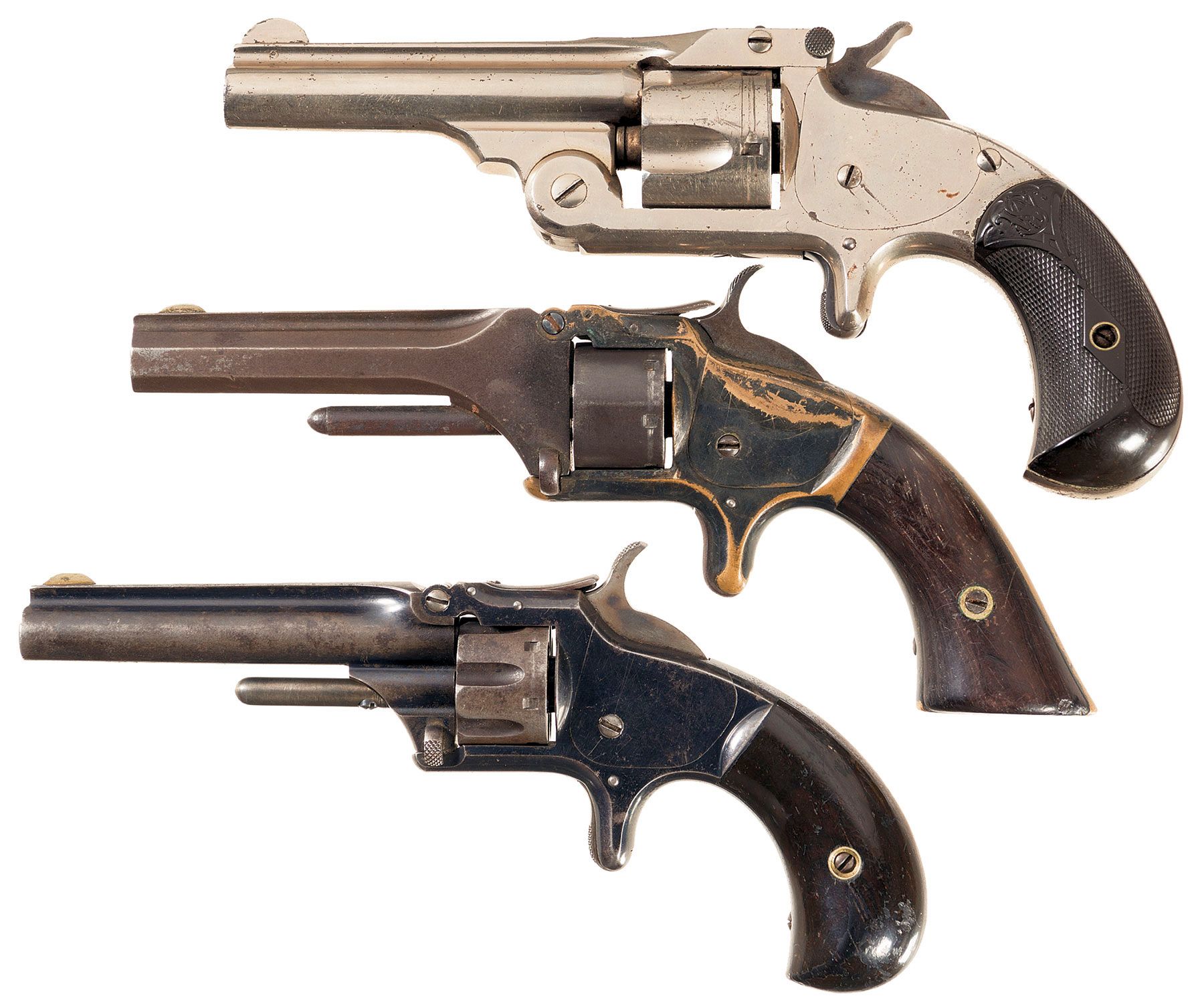 Three Antique Smith & Wesson Revolvers | Rock Island Auction