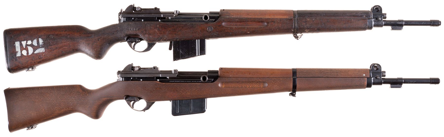 Two Fabrique Nationale Semi-Automatic Military Rifles -A) FN Arg | Rock ...